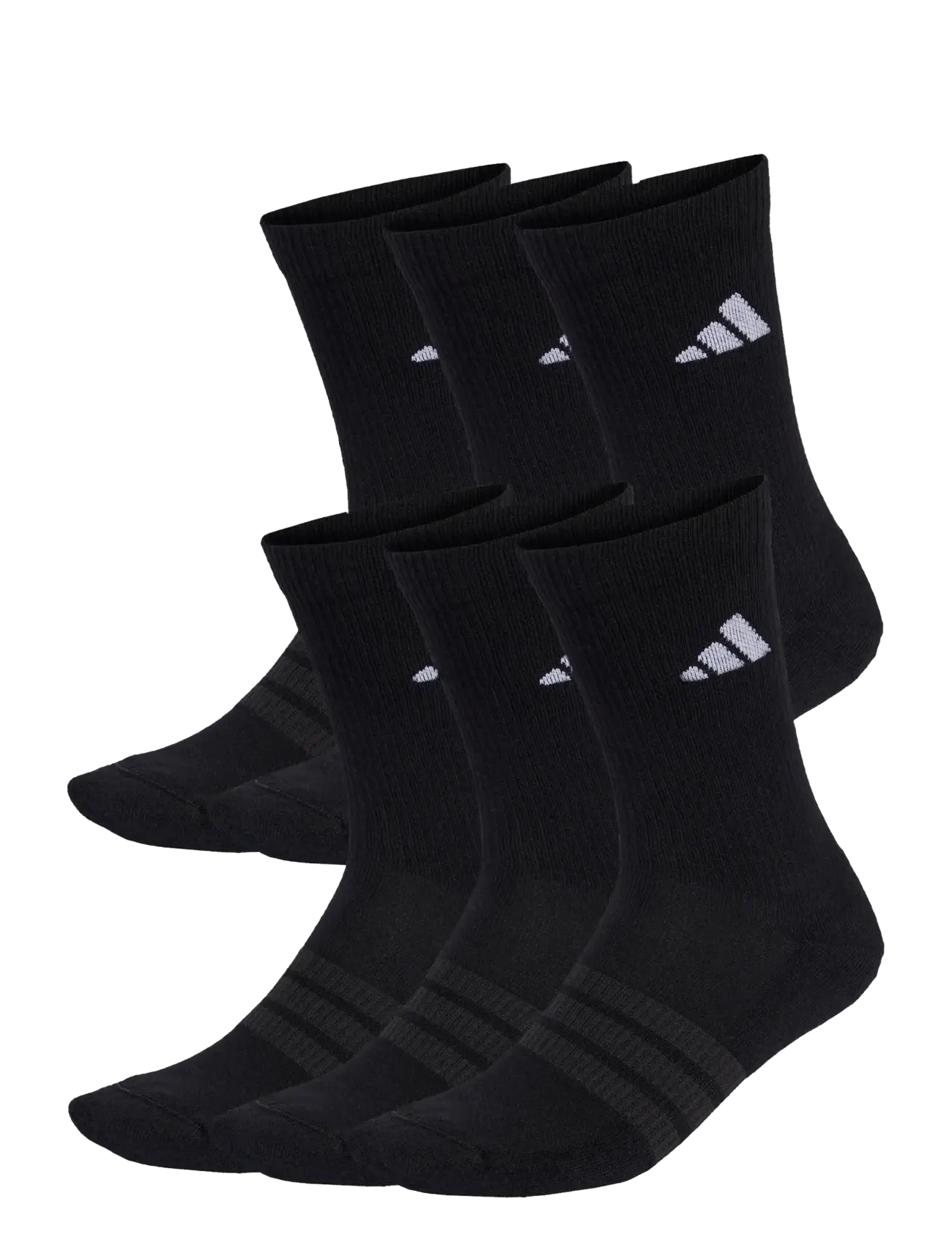 adidas Performance C ESS CRW 6PP - Strumpor - BLACK/BLACK/WHITE / black