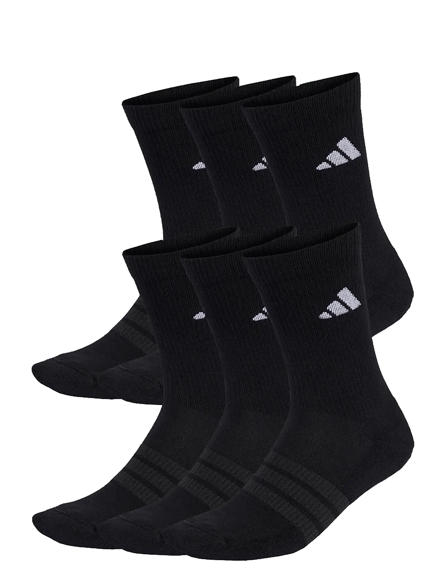 adidas Performance - C ESS CRW 6PP - sportstrømper - black/black/white - 0