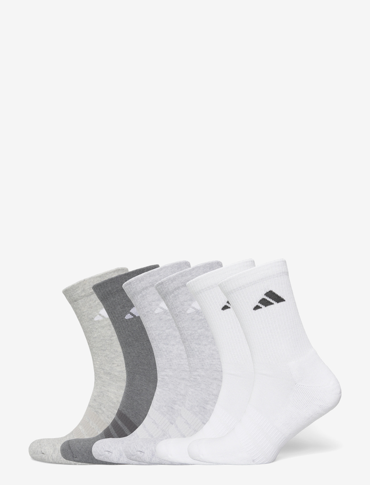 adidas Performance - C ESS CRW 6PP - spordisokid - white/lgreyh/mgreyh/d - 0