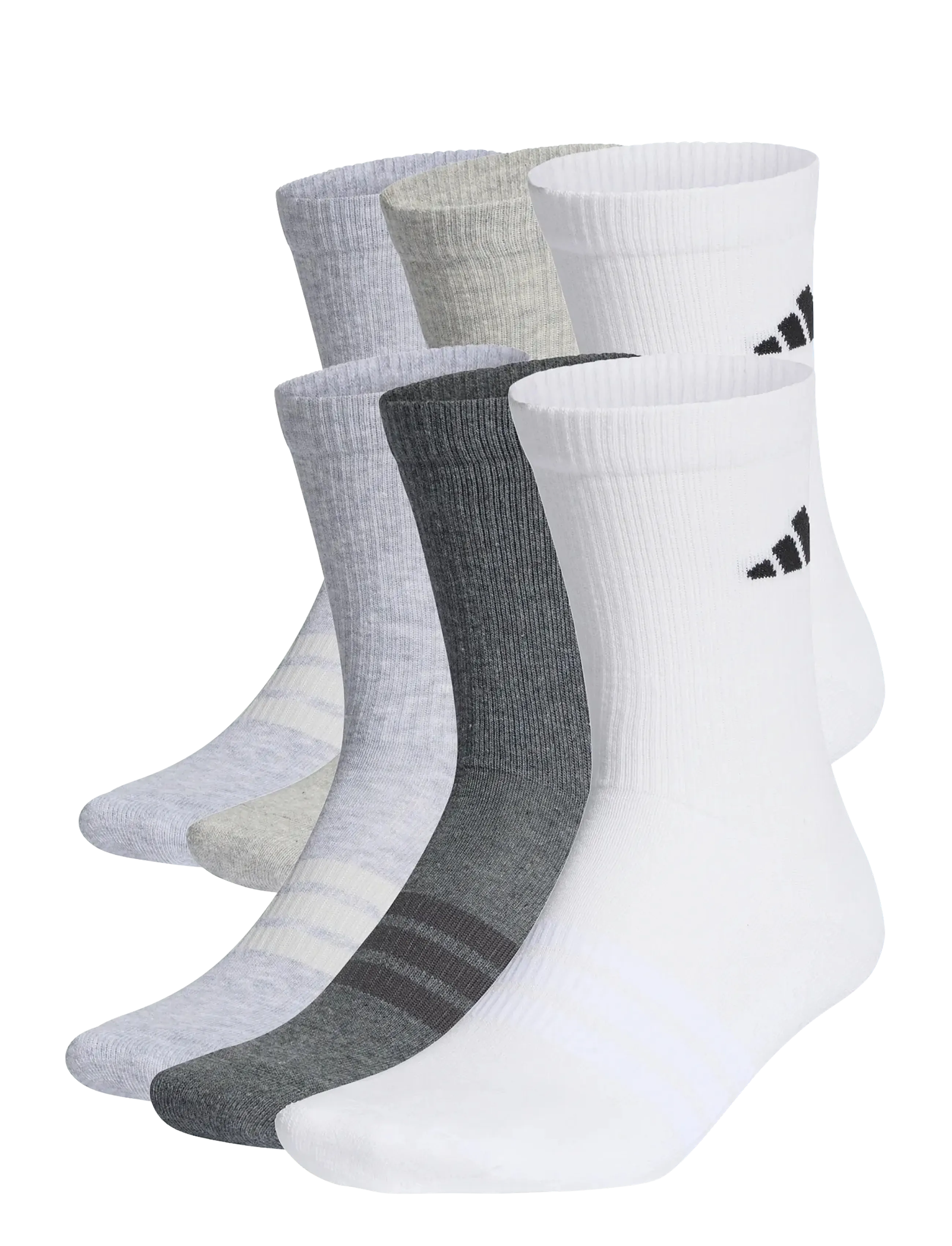 adidas Performance C ESS CRW 6PP - adidas - WHITE/LGREYH/MGREYH/D / grey