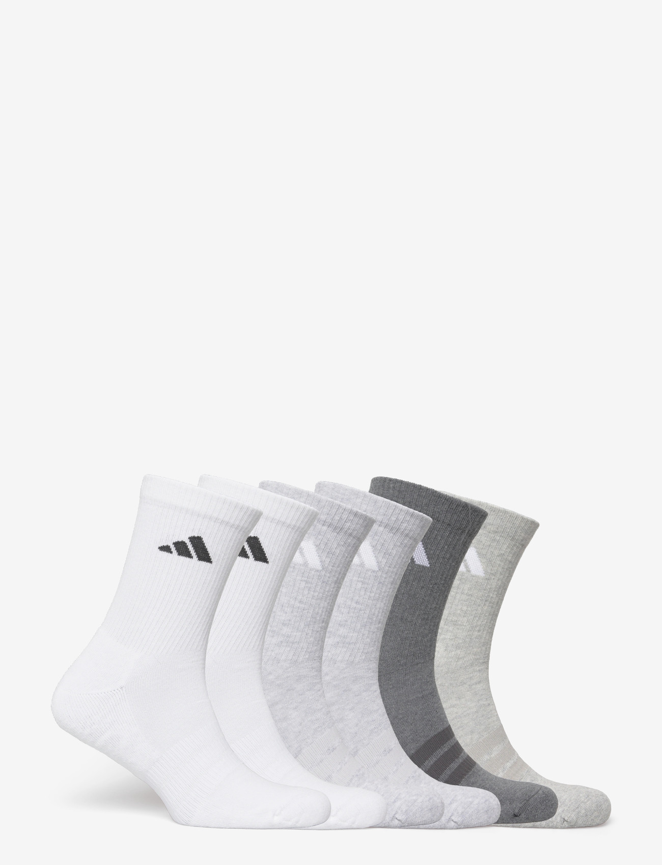 adidas Performance - C ESS CRW 6PP - spordisokid - white/lgreyh/mgreyh/d - 1