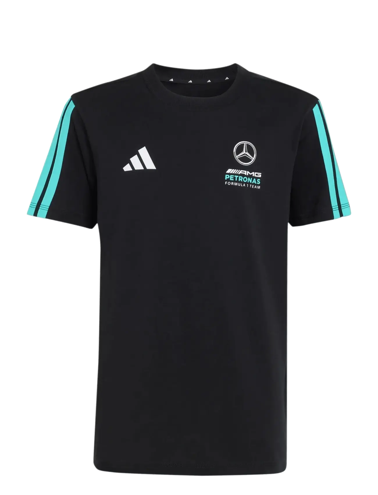 adidas Performance MER DNA TEE Y - 4 for 3 - BLACK/SEMIRU / black