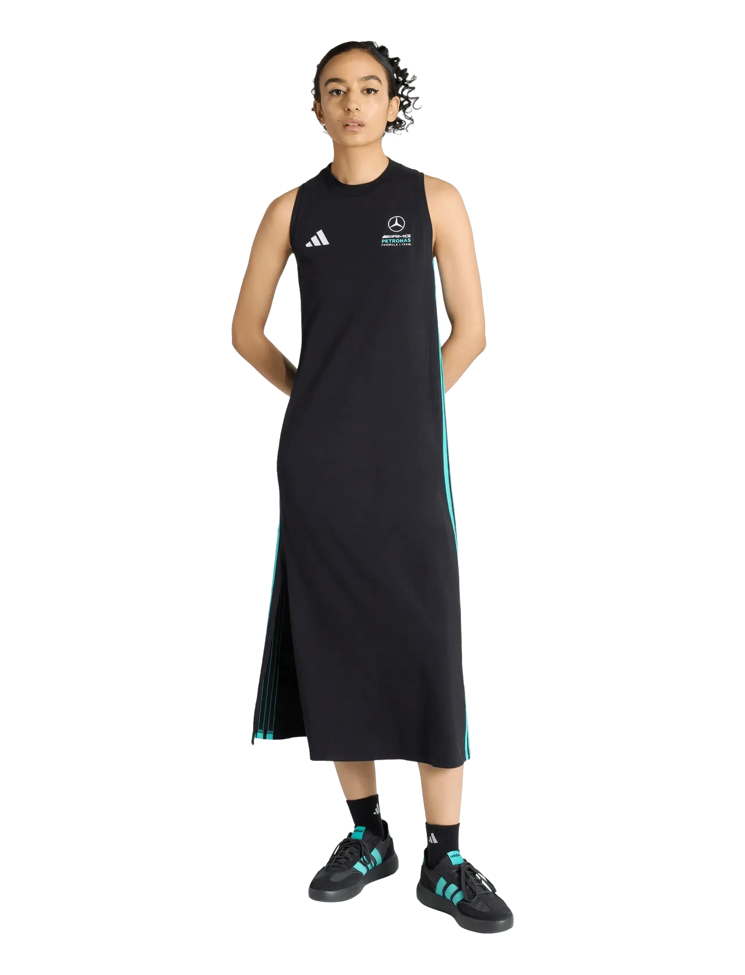 adidas Performance - MER DNA DRESS W - dresses & skirts - black/semiru - 2