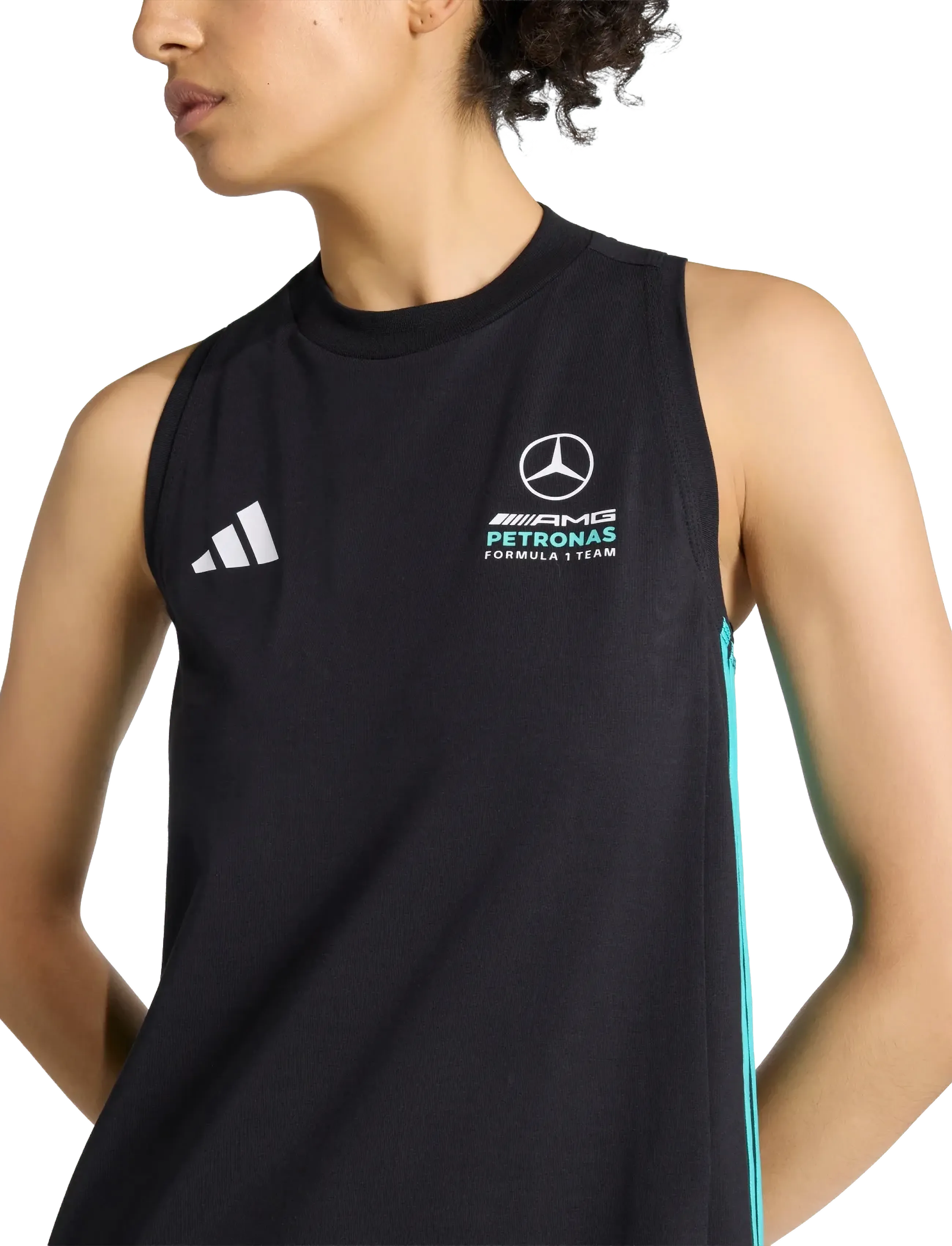 adidas Performance - MER DNA DRESS W - dresses & skirts - black/semiru - 3