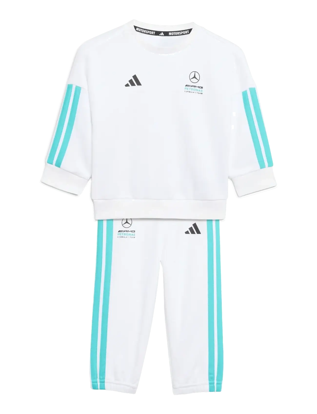 adidas Performance MER DNA BBYJGLS - Verryttelypuvut - WHITE/SEMIRU / white