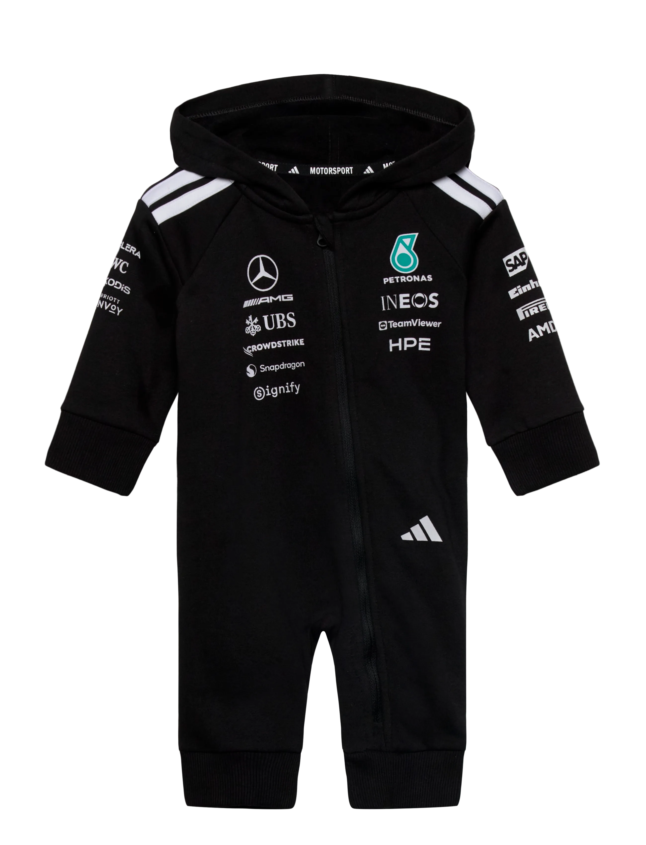 adidas Performance MER DNA BBYSUIT - Clothing - BLACK/SEMIRU / black