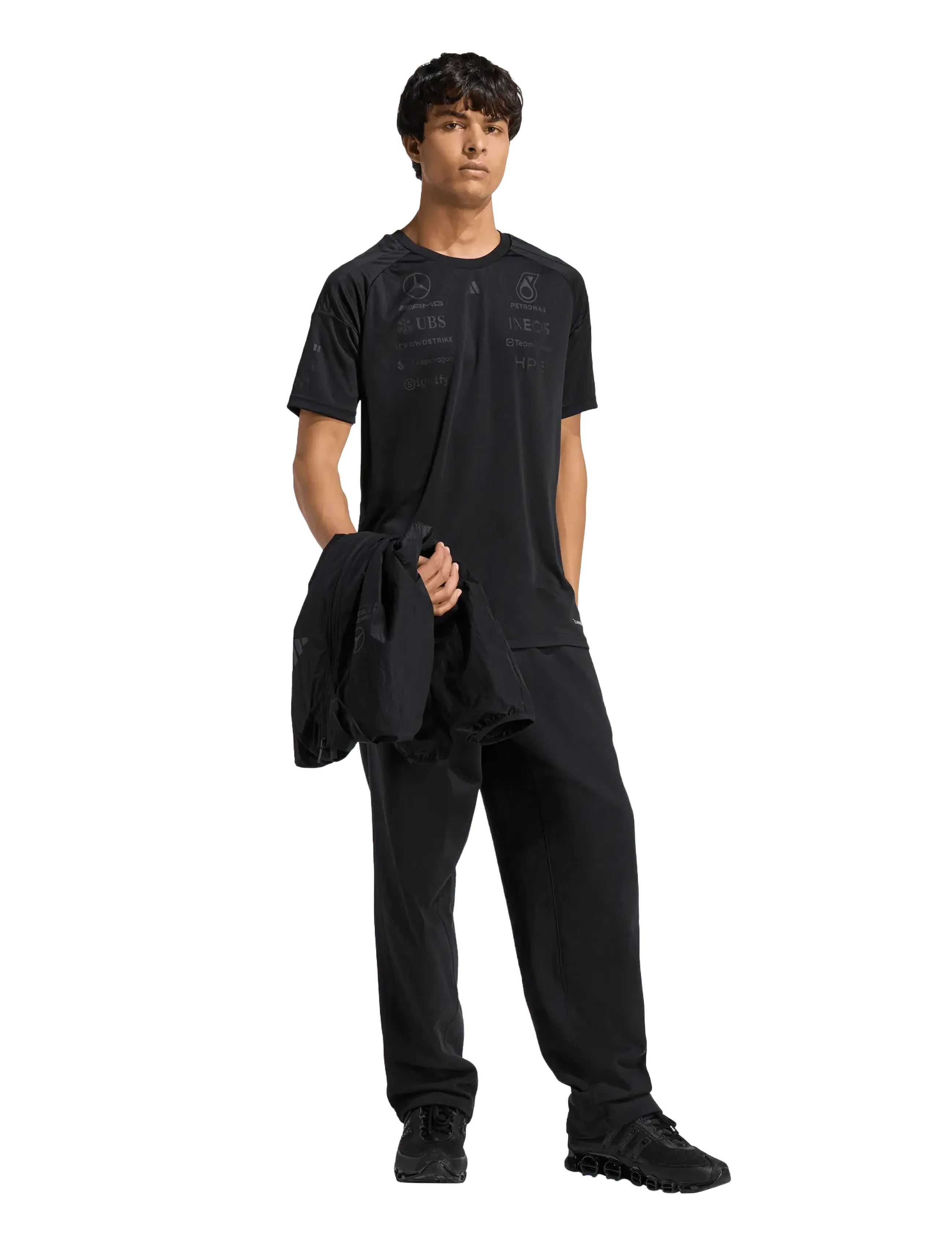 adidas Performance - MER LOT DRJSY M - oberteile & t-shirts - black - 2