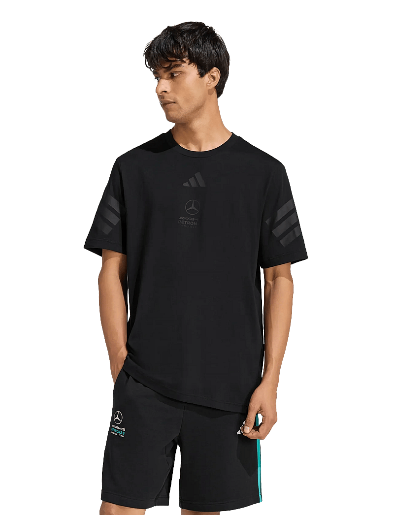 adidas Performance - MER LOT TEE M - topit & t-paidat - black - 2