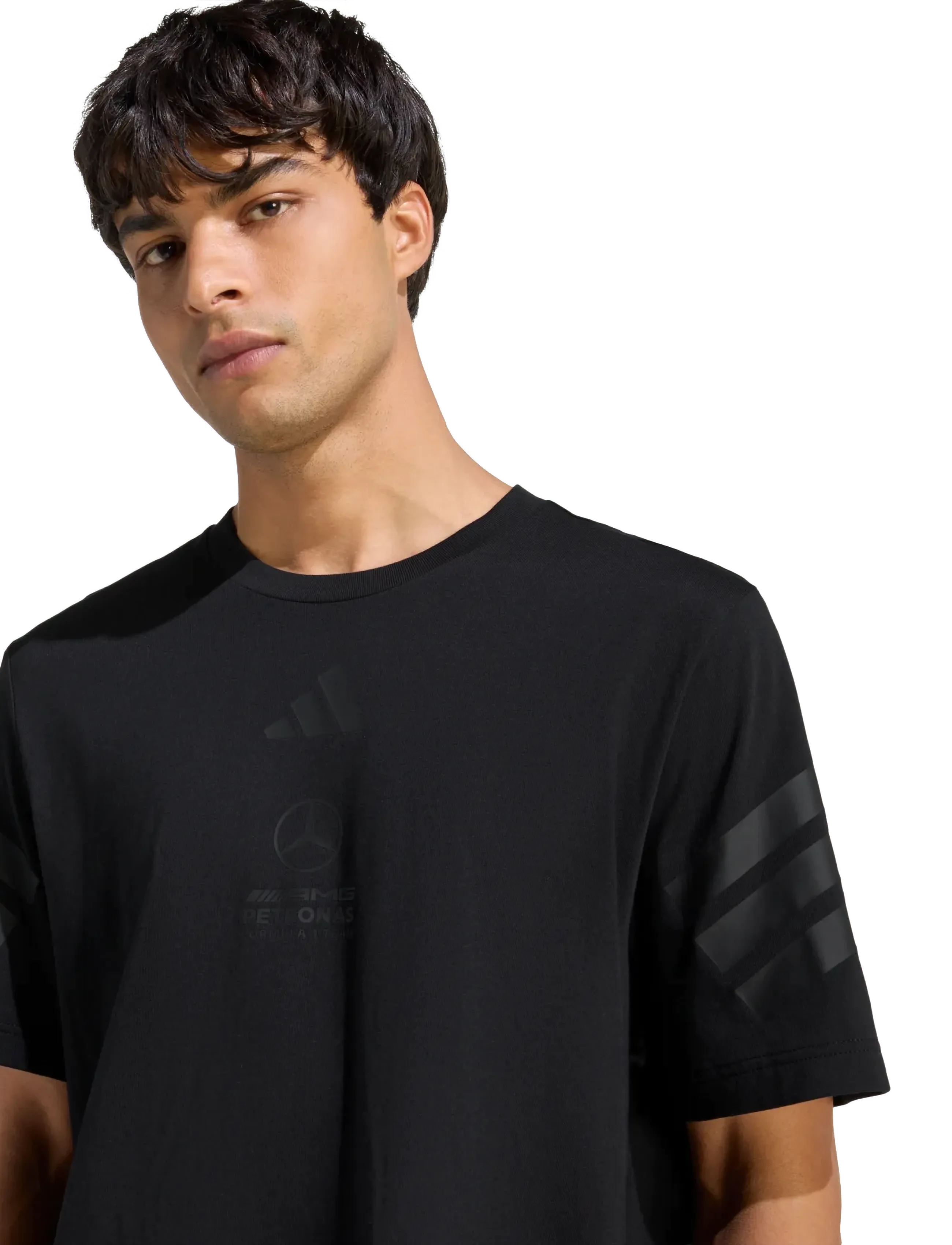 adidas Performance - MER LOT TEE M - topi un t-krekli - black - 3