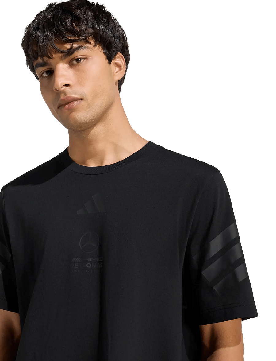 adidas Performance - MER LOT TEE M - topi un t-krekli - black - 3