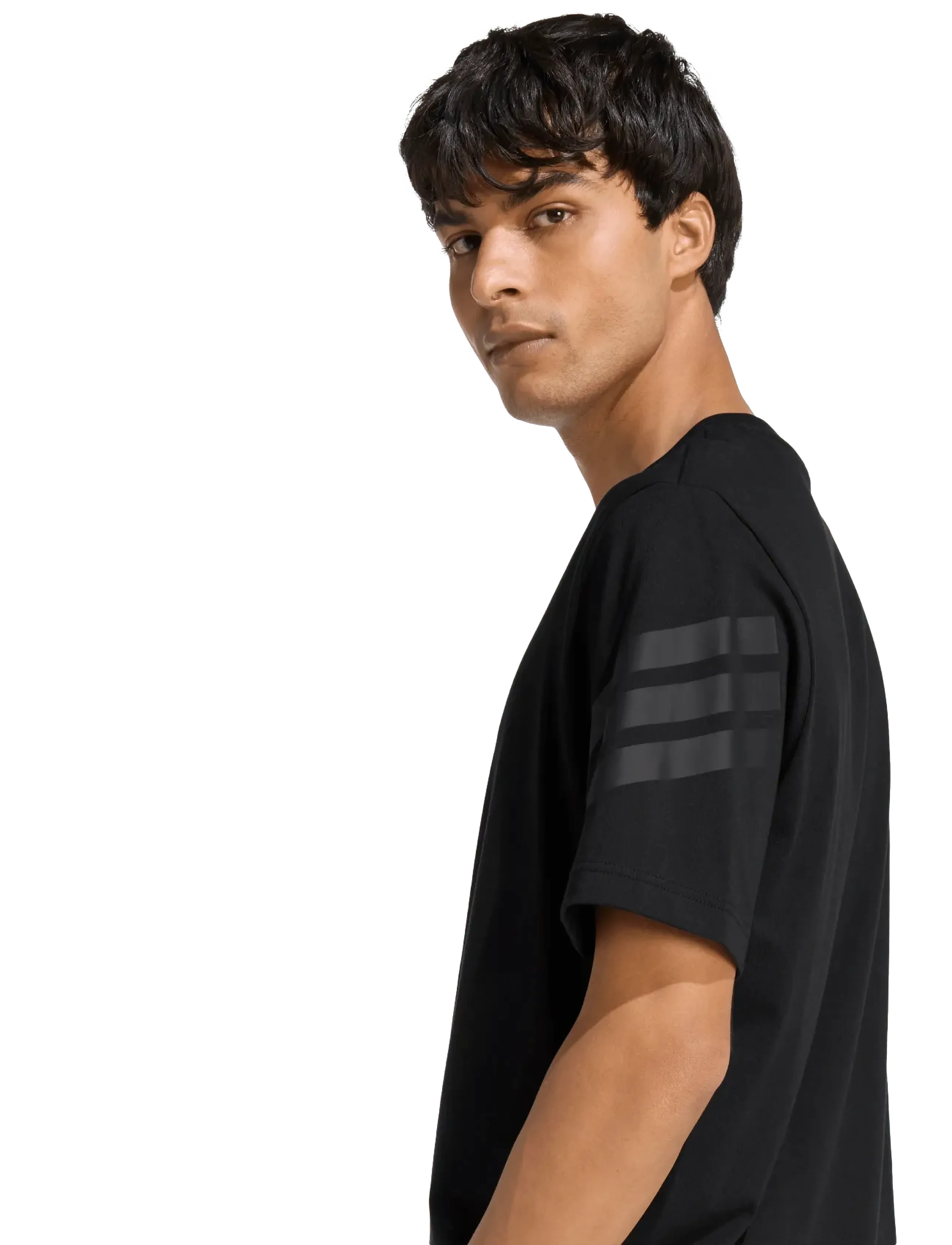 adidas Performance - MER LOT TEE M - topi un t-krekli - black - 4