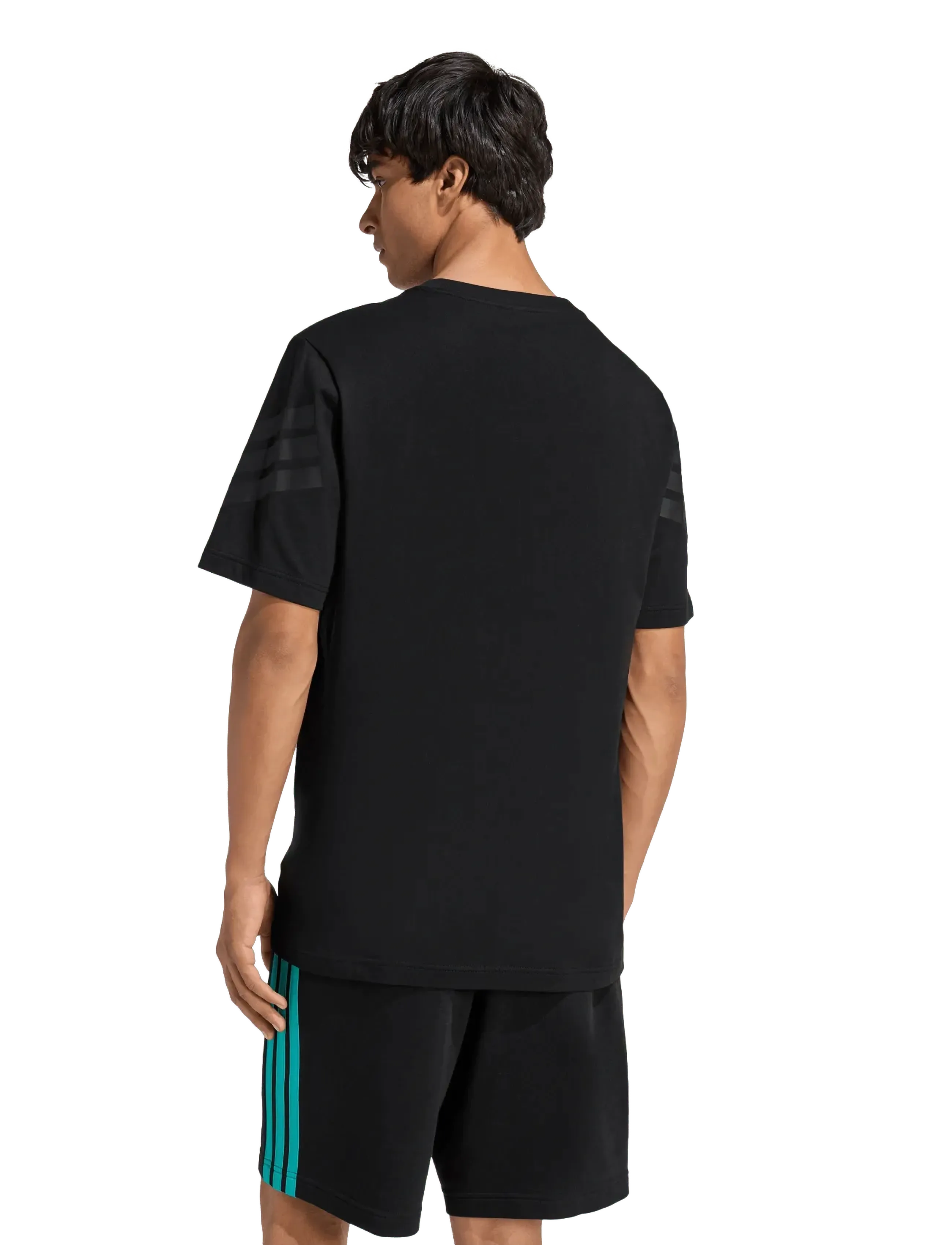 adidas Performance - MER LOT TEE M - topi un t-krekli - black - 5