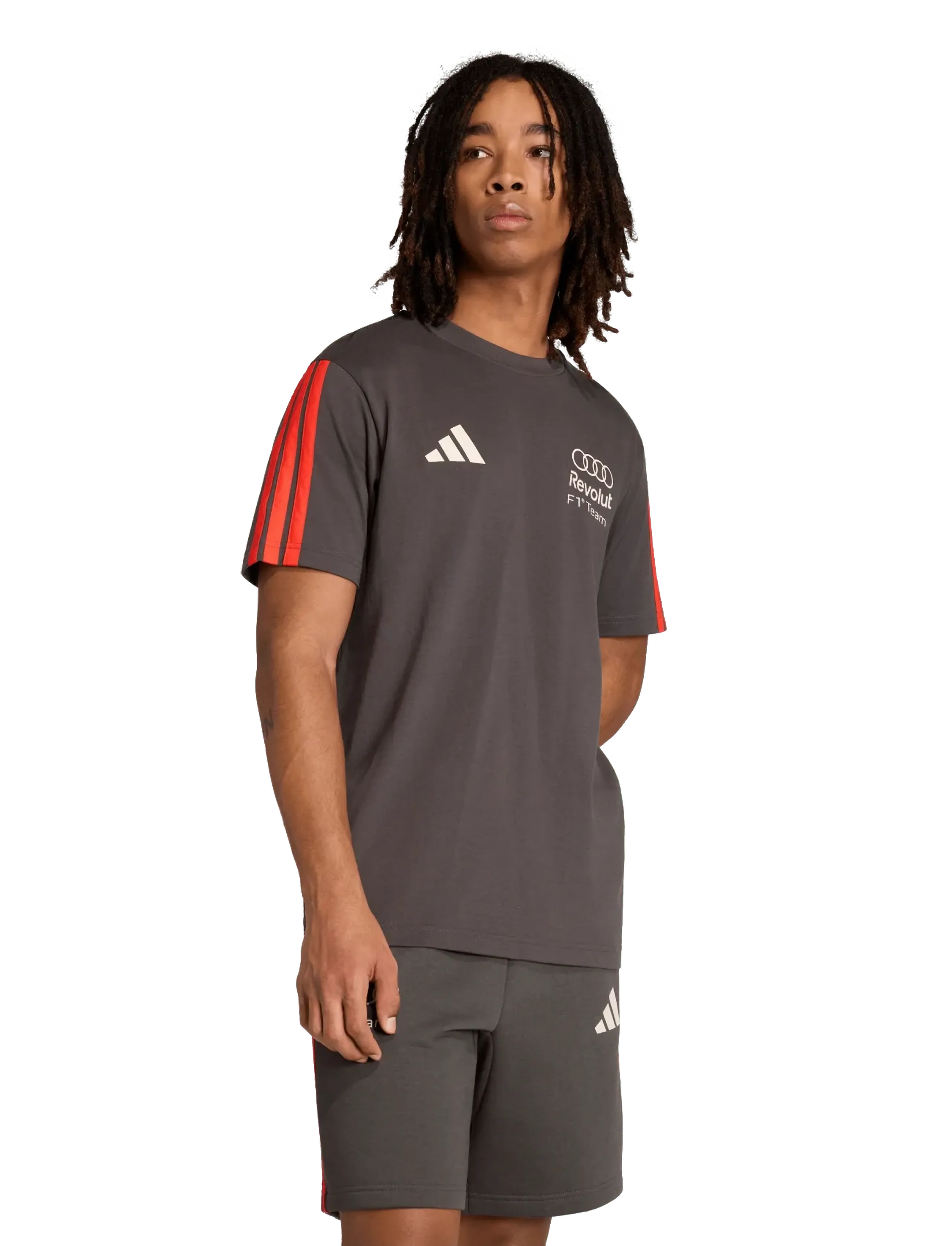 adidas Performance Au Dna Tee M, Mænd, Hold T-Shirt, Grå, Str: XS