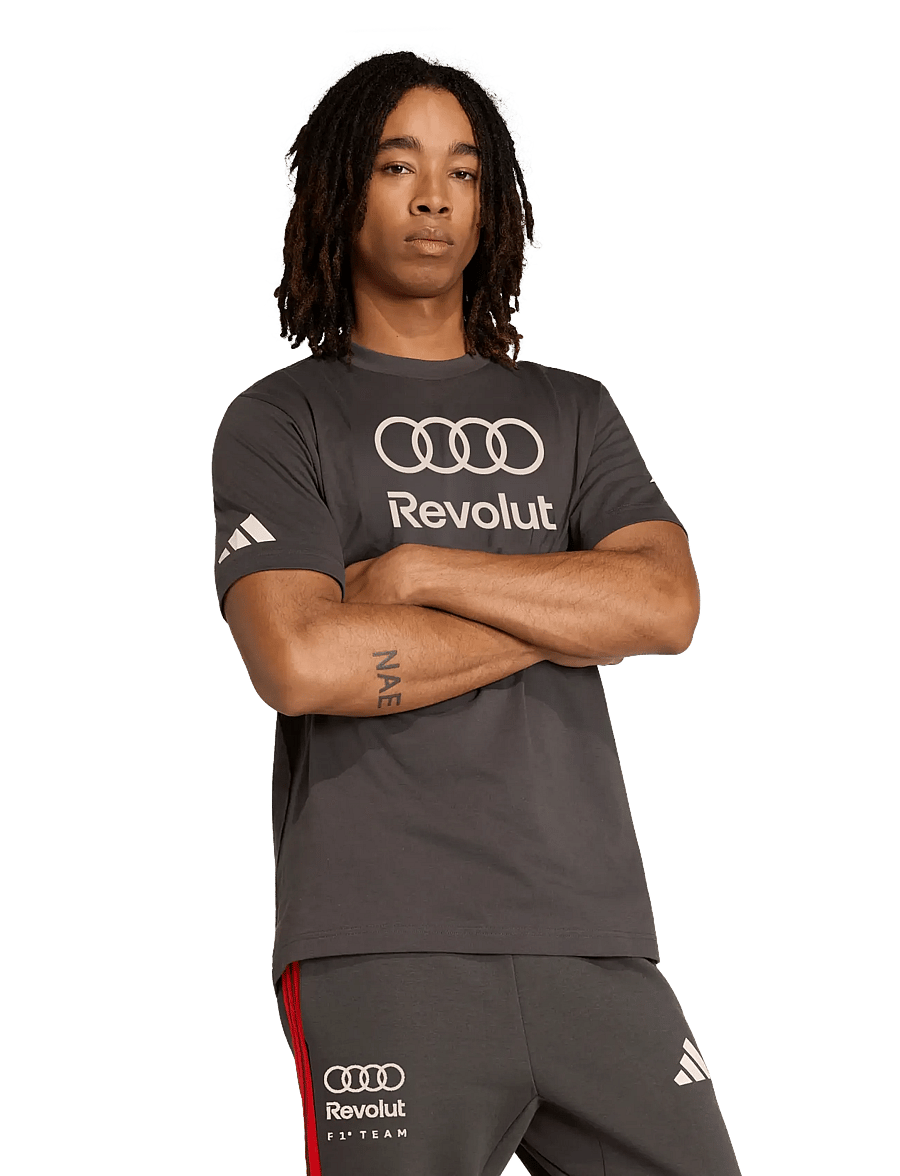 adidas Performance - Audi Revolut F1 Team DNA GFTEE M - tops & t-shirts - utiblk - 0