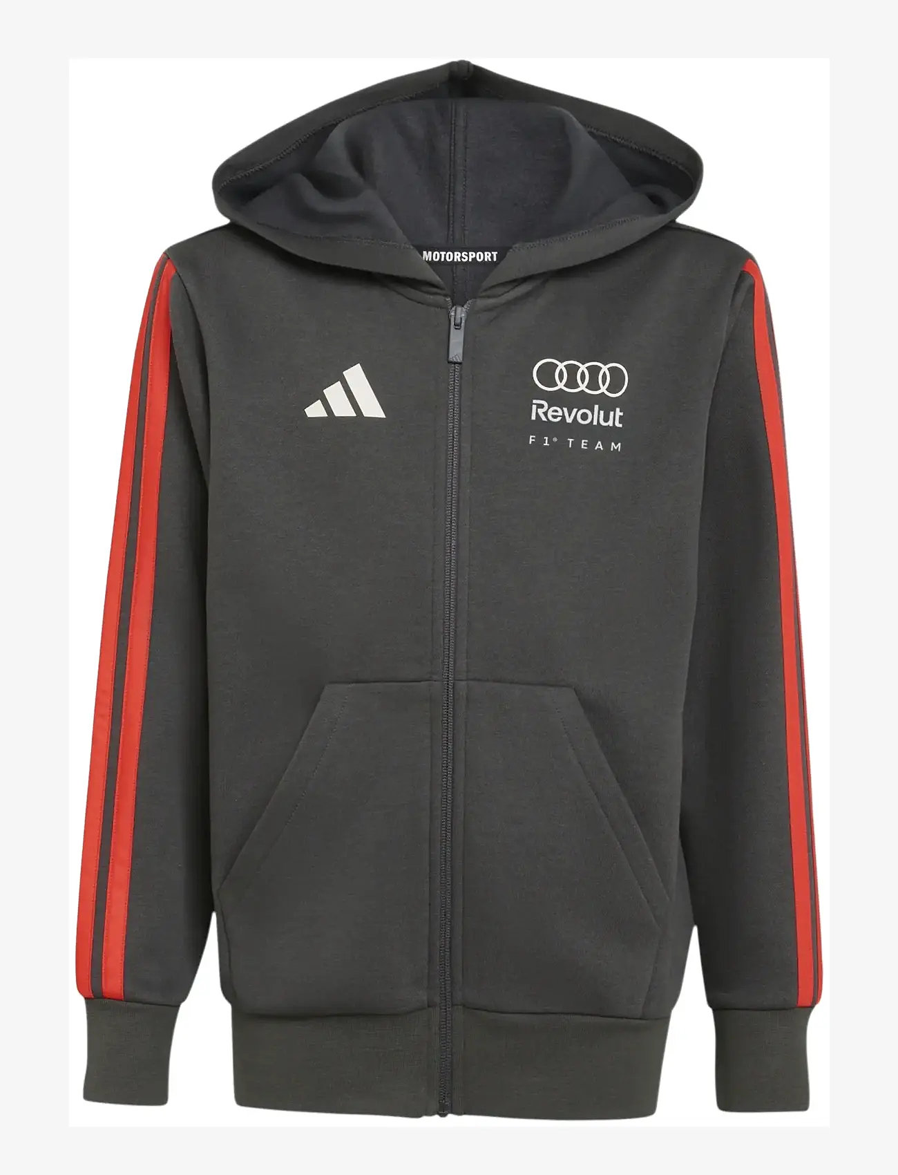 adidas Performance - AU DNA FZ HD Y - hoodies - utiblk - 0