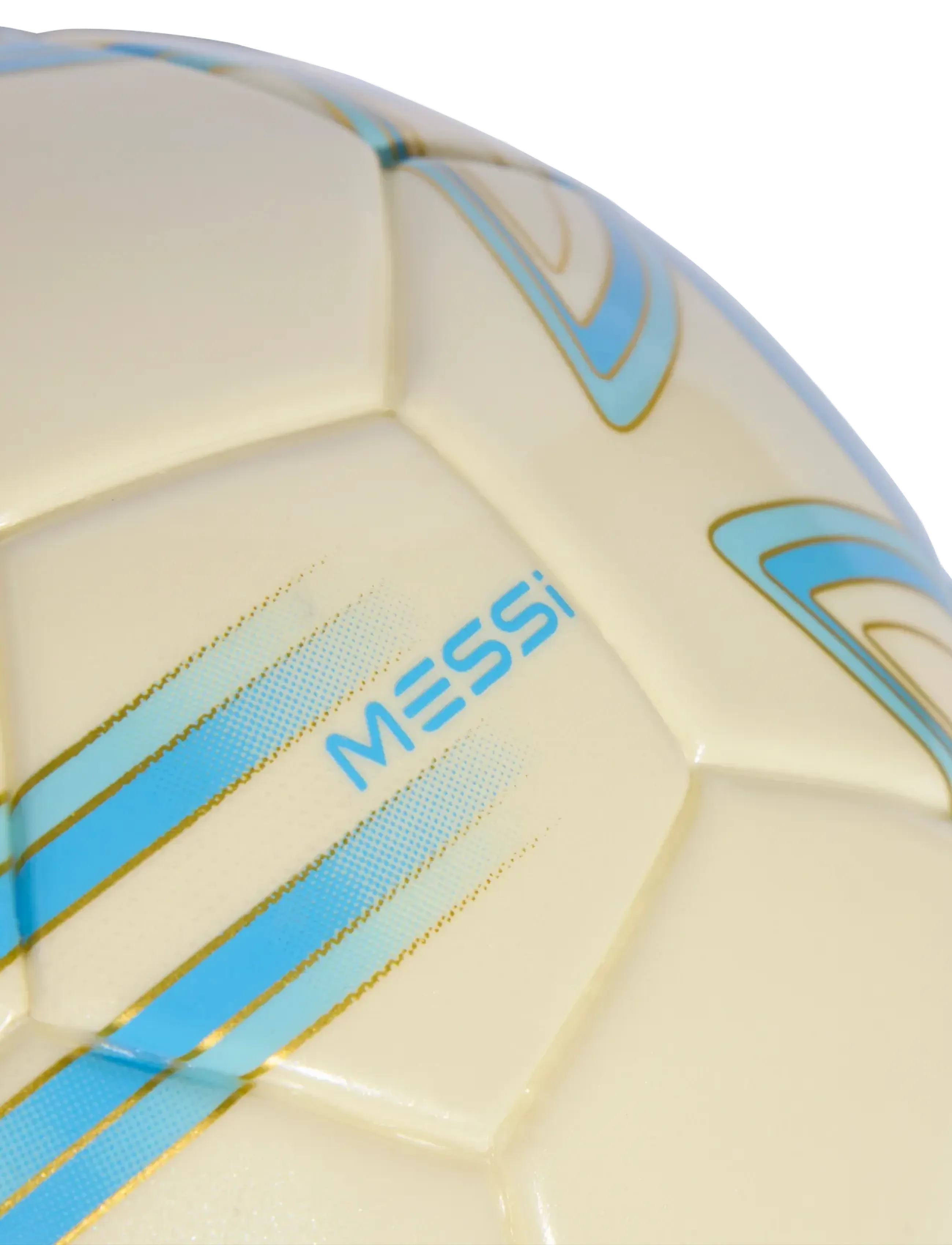 adidas Performance - MESSI MINI - fotbollar - ivory/seblbu/iceblu - 3