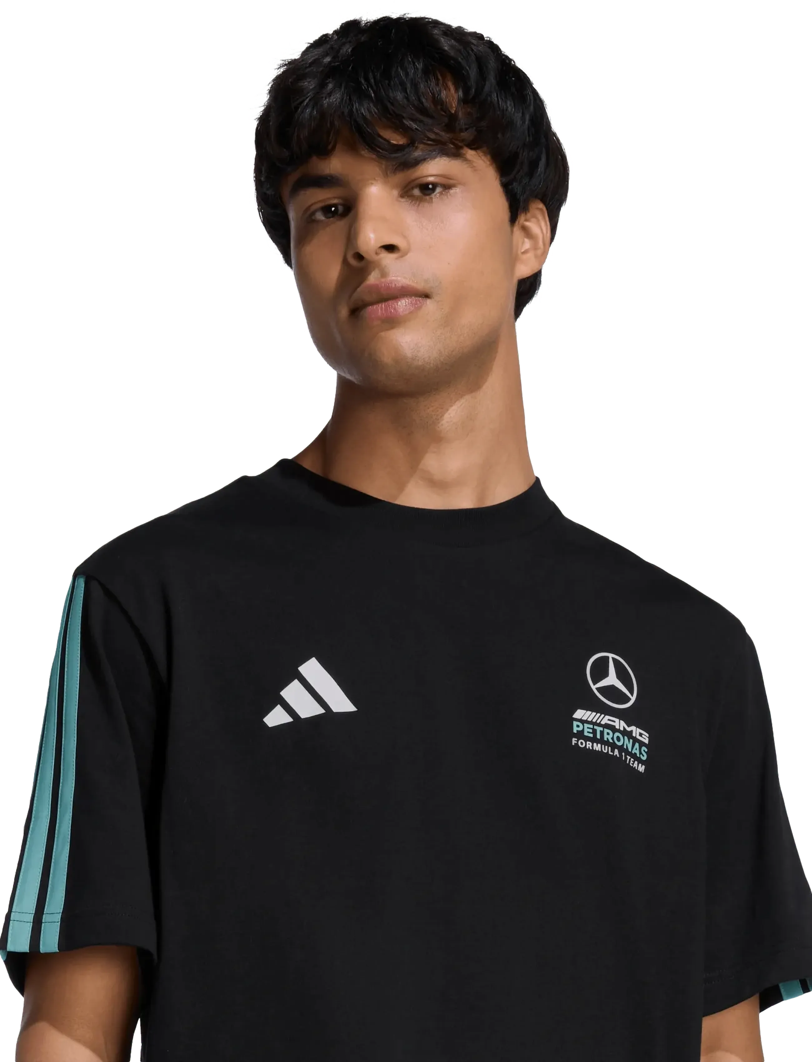 adidas Performance - MER DNA TEE M - tops & t-shirts - black/semiru - 3