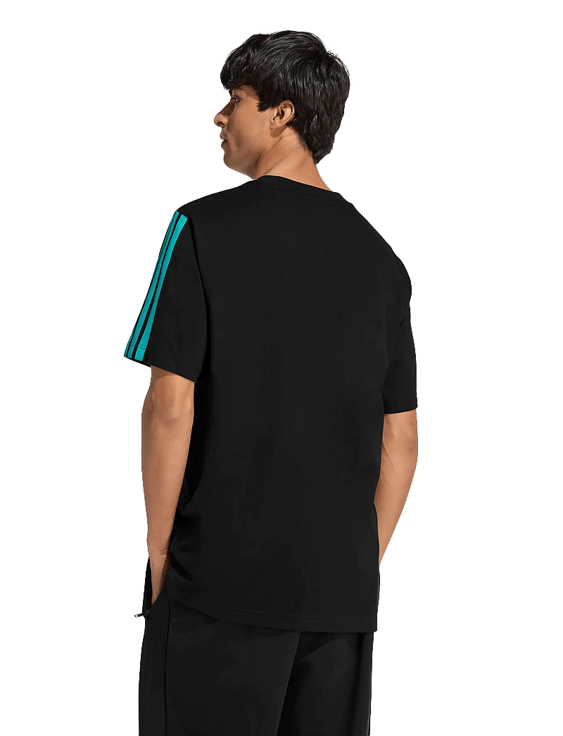adidas Performance - MER DNA TEE M - tops & t-shirts - black/semiru - 5