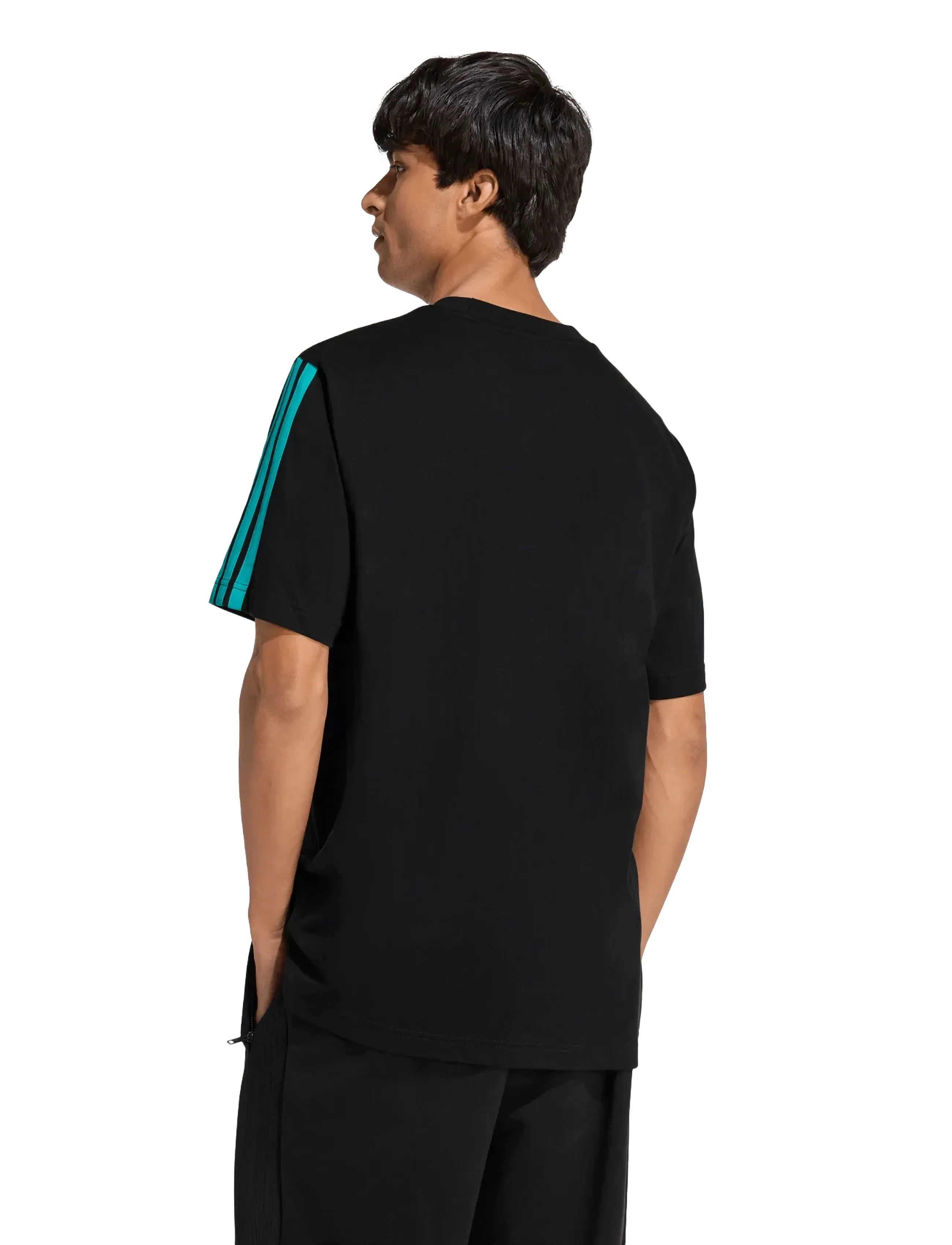 adidas Performance - MER DNA TEE M - tops & t-shirts - black/semiru - 5