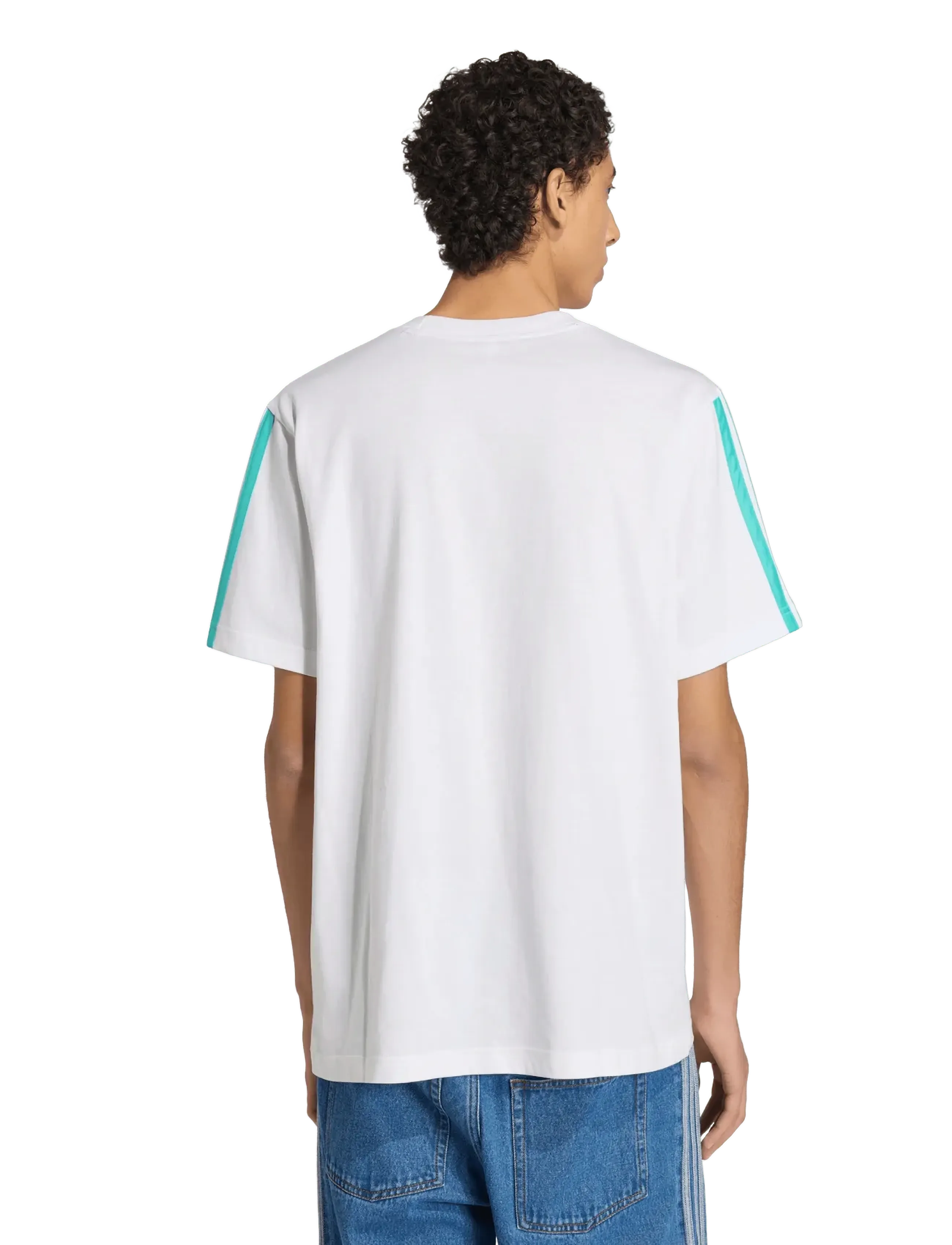 adidas Performance - MER DNA TEE M - t-shirts - white/semiru - 5