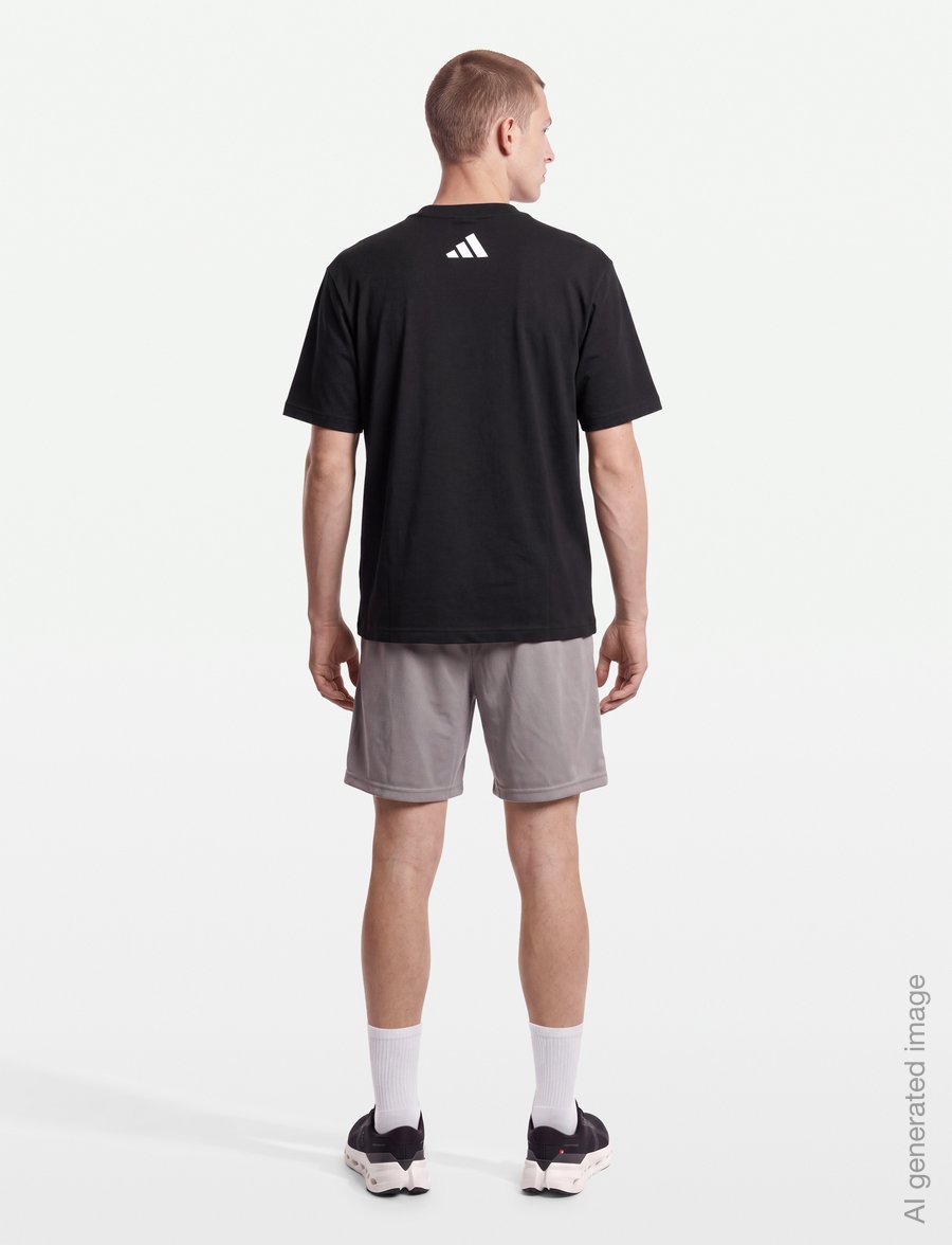 adidas Performance - MER DNA GFTEE M - t-shirts - black/semiru - 4