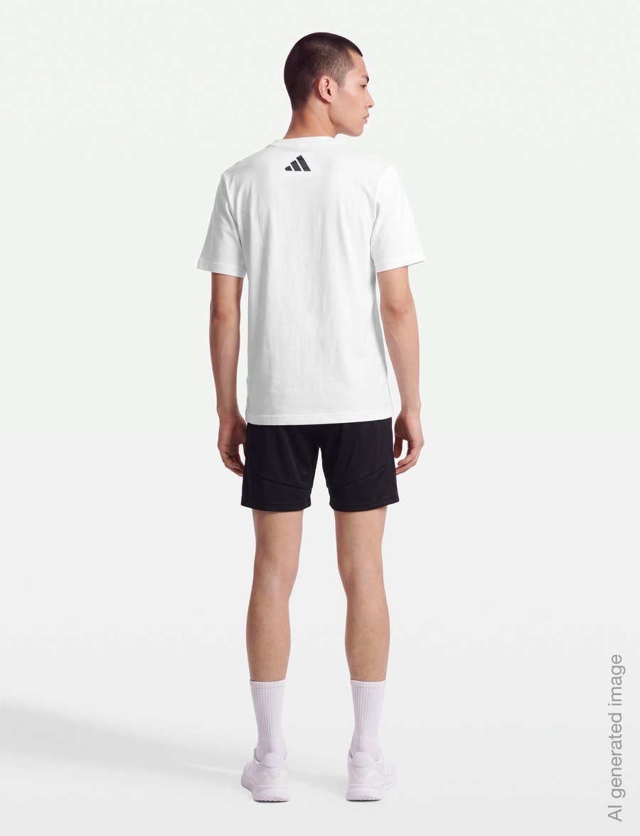 adidas Performance - MER DNA GFTEE M - t-shirts - white/semiru - 4