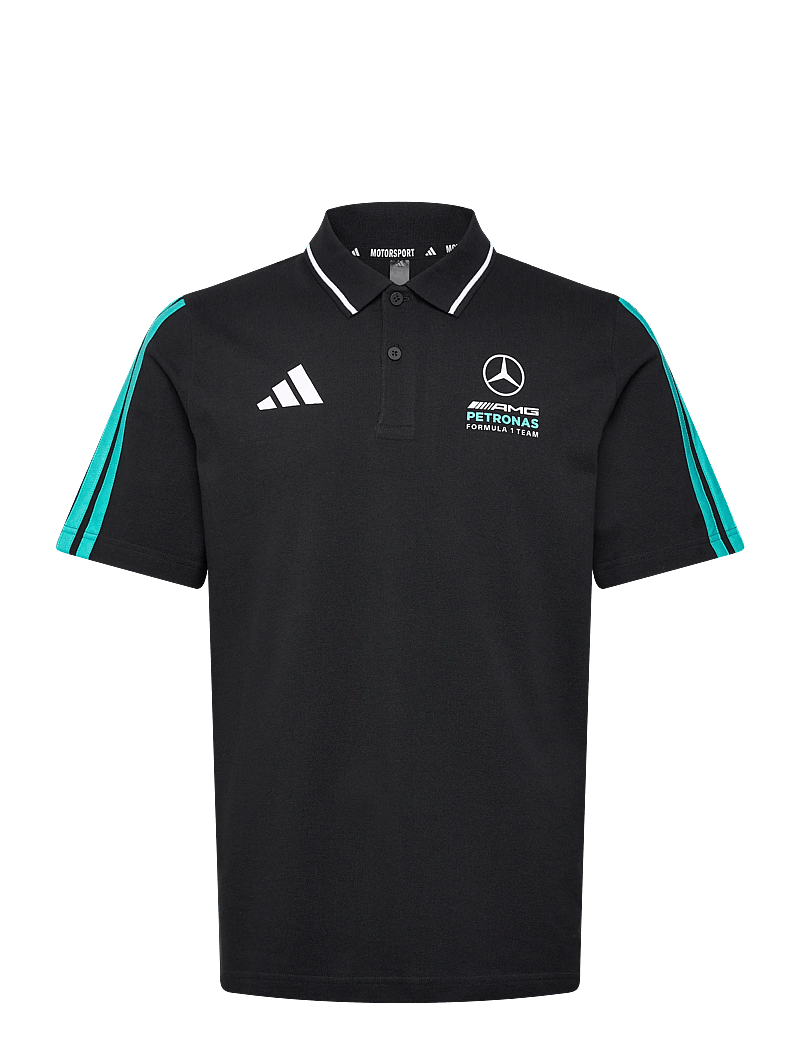 adidas Performance - MER DNA POLO M - oberteile & t-shirts - black/semiru - 0