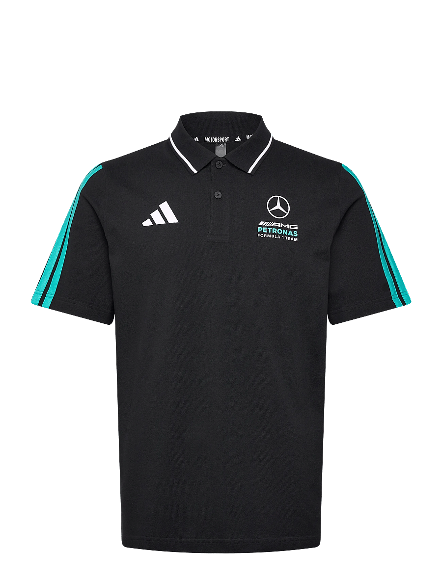 adidas Performance - MER DNA POLO M - oberteile & t-shirts - black/semiru - 1
