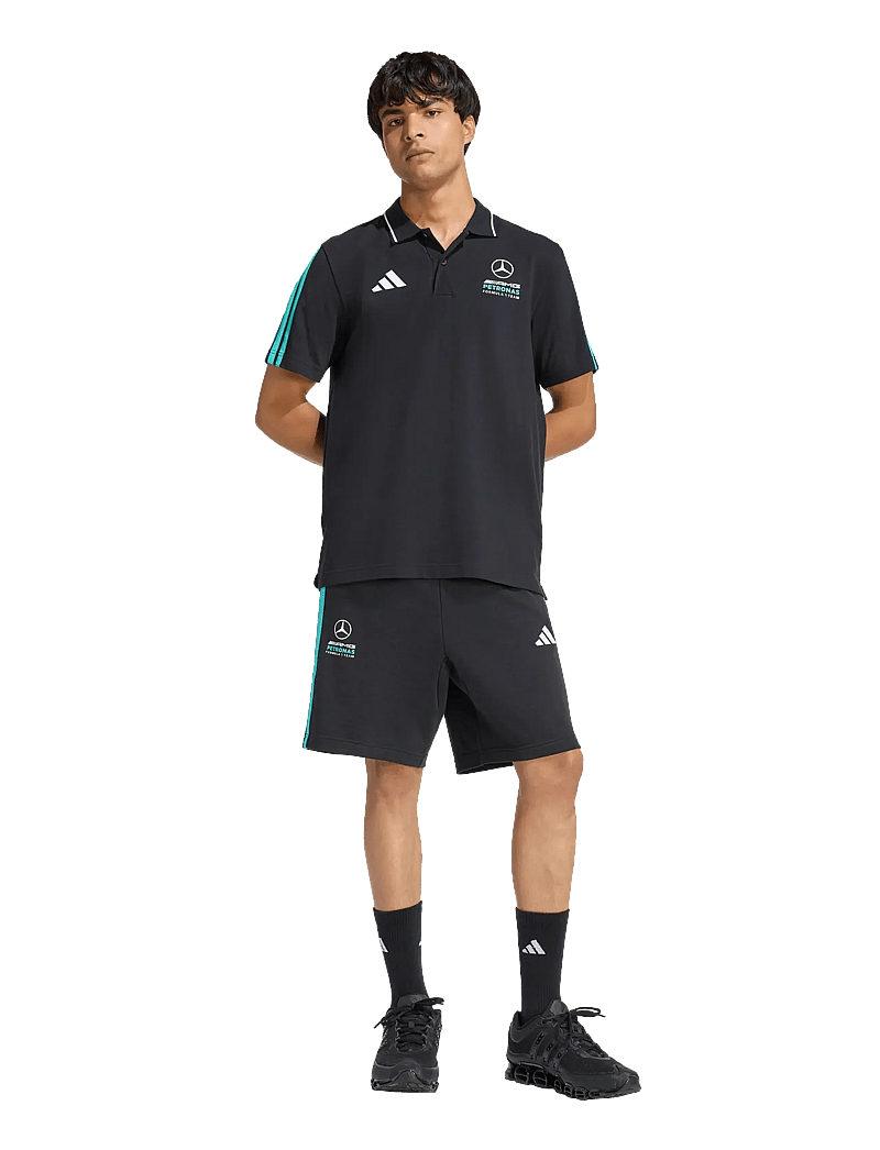 adidas Performance - MER DNA POLO M - oberteile & t-shirts - black/semiru - 0