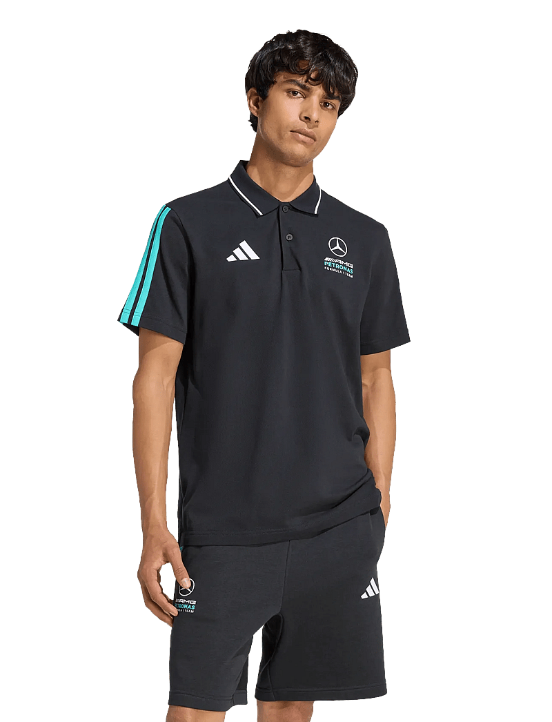 adidas Performance - MER DNA POLO M - oberteile & t-shirts - black/semiru - 3