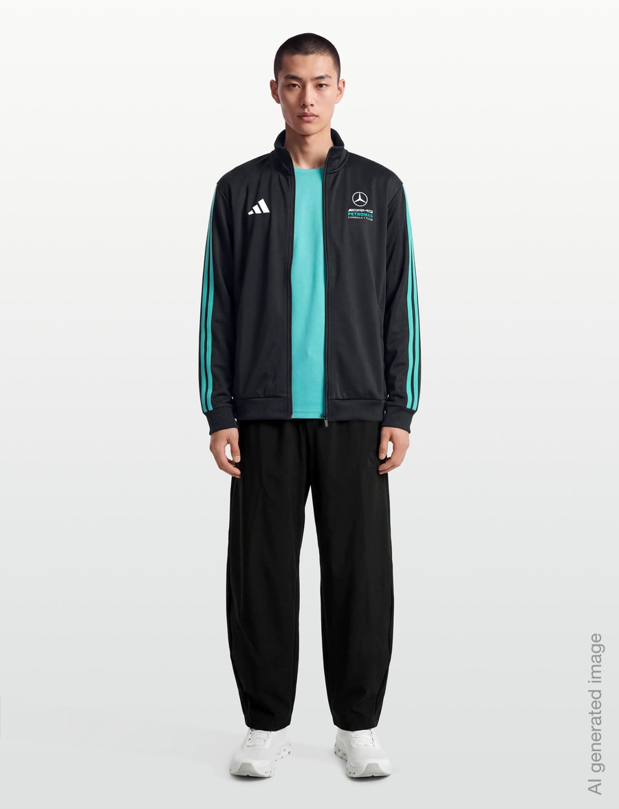 adidas Performance - MER DNA TT M - träningsjackor - black/semiru - 0
