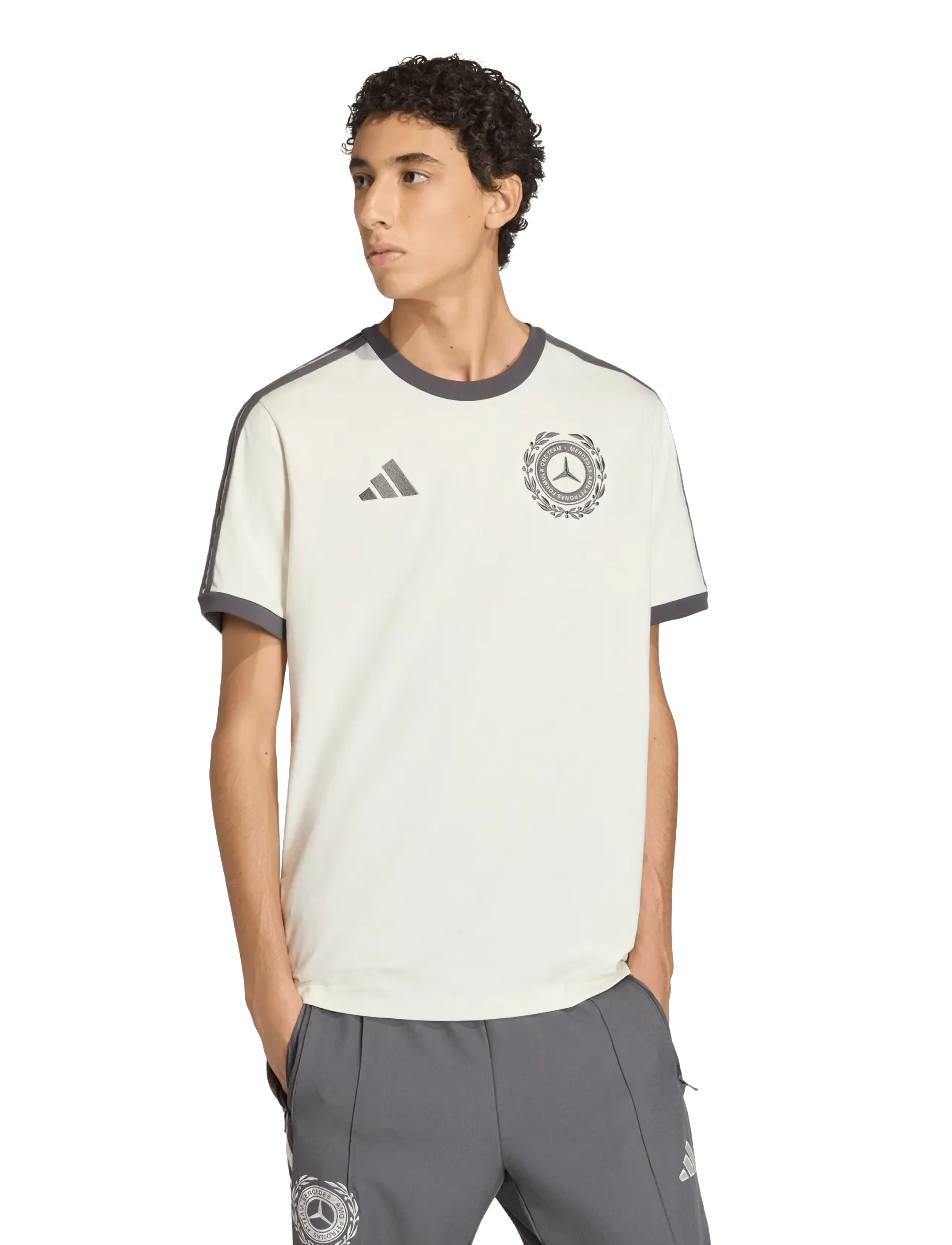 adidas Performance - MER SA ICN TEE - t-shirts - owhite/granit - 2