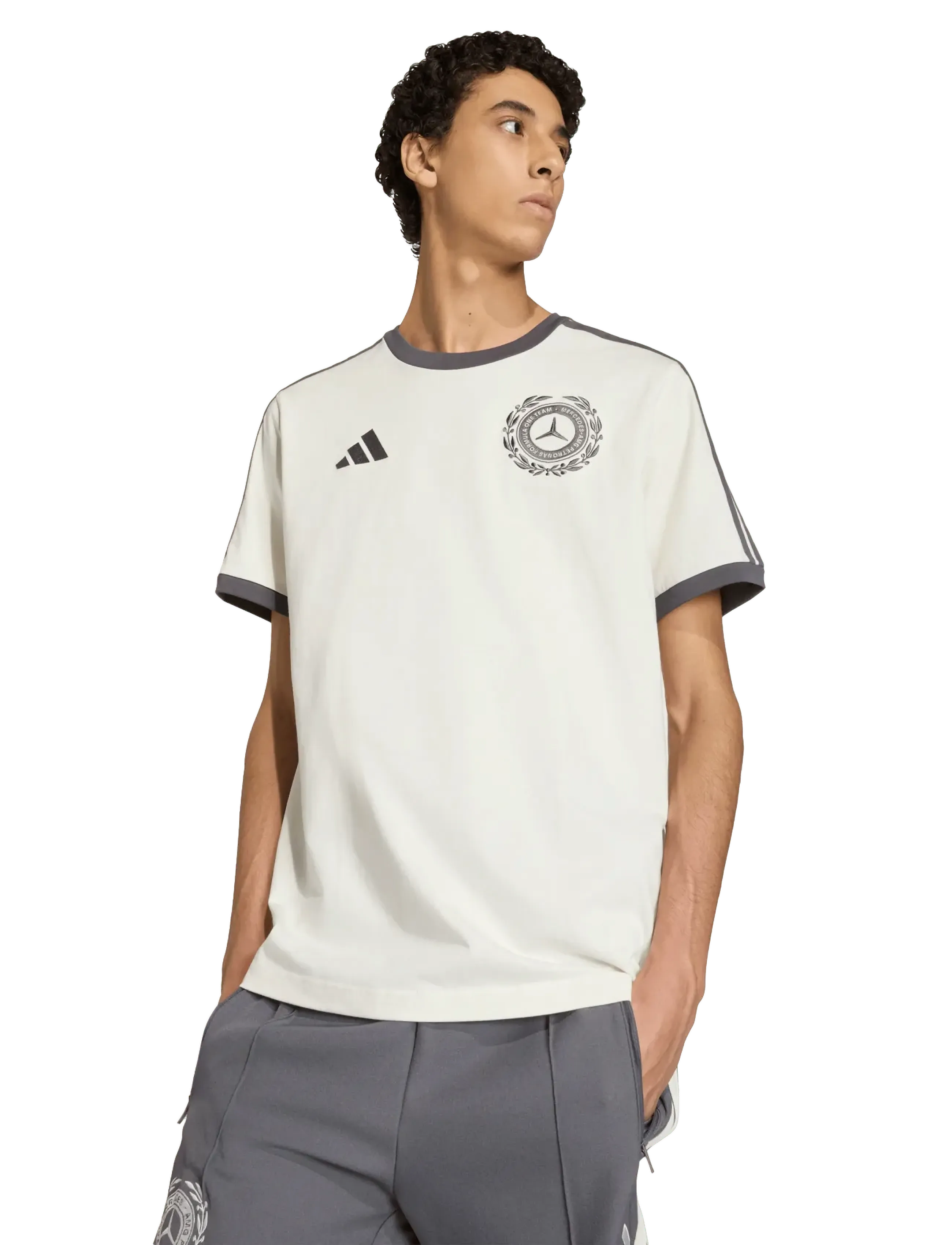 adidas Performance - MER SA ICN TEE - t-shirts - owhite/granit - 4