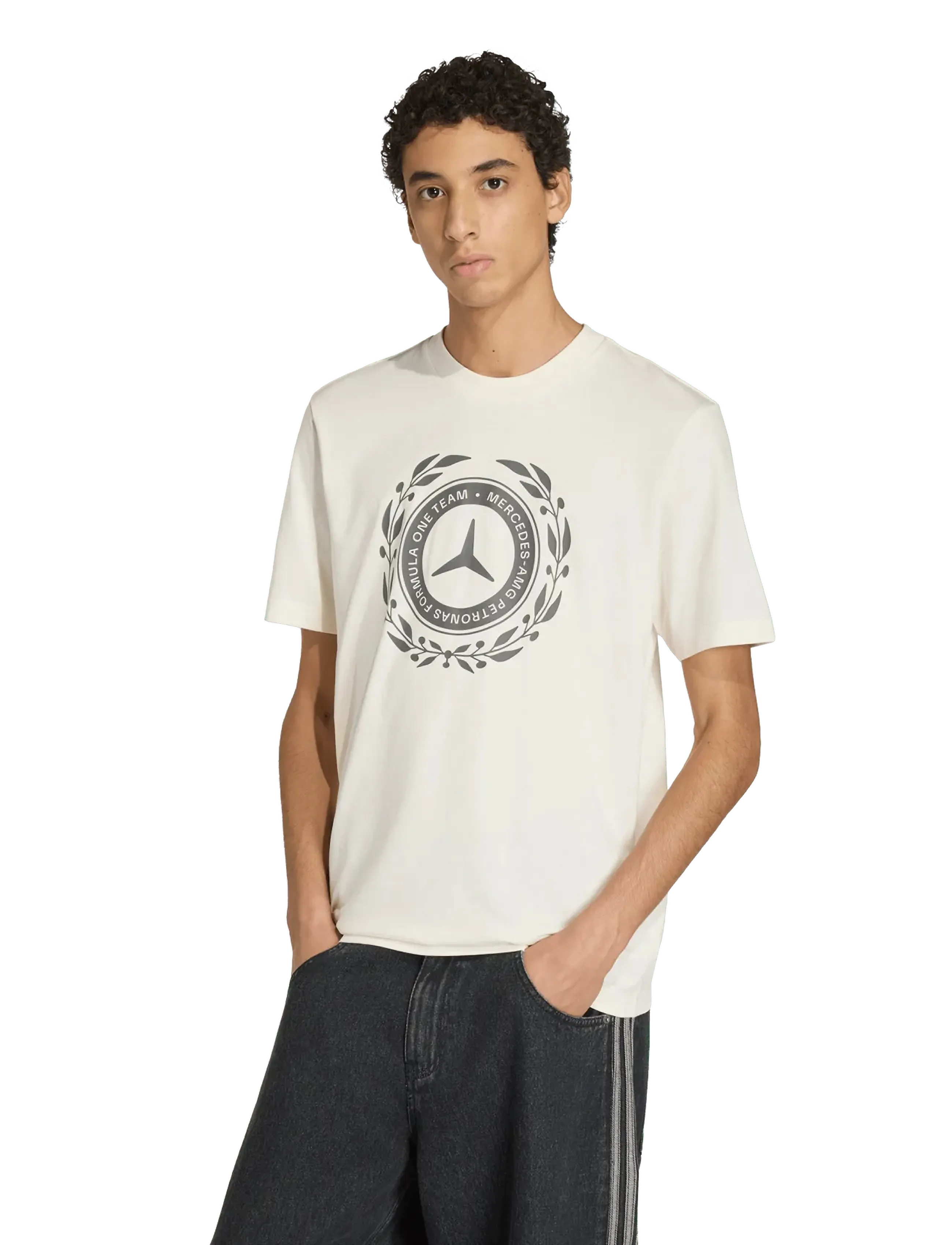 adidas Performance - MER SA TEE 01 - laveste priser - owhite/granit - 2
