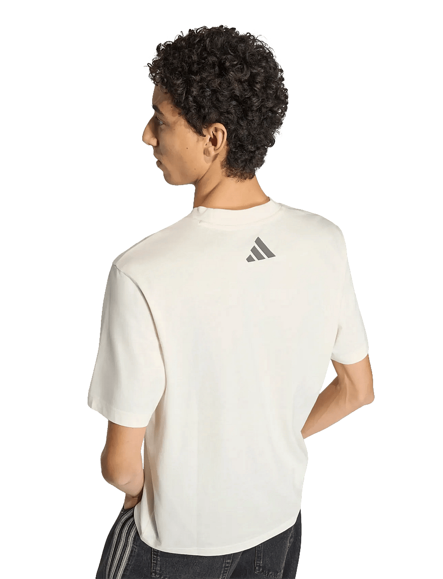 adidas Performance - MER SA TEE 01 - tops & t-shirts - owhite/granit - 4