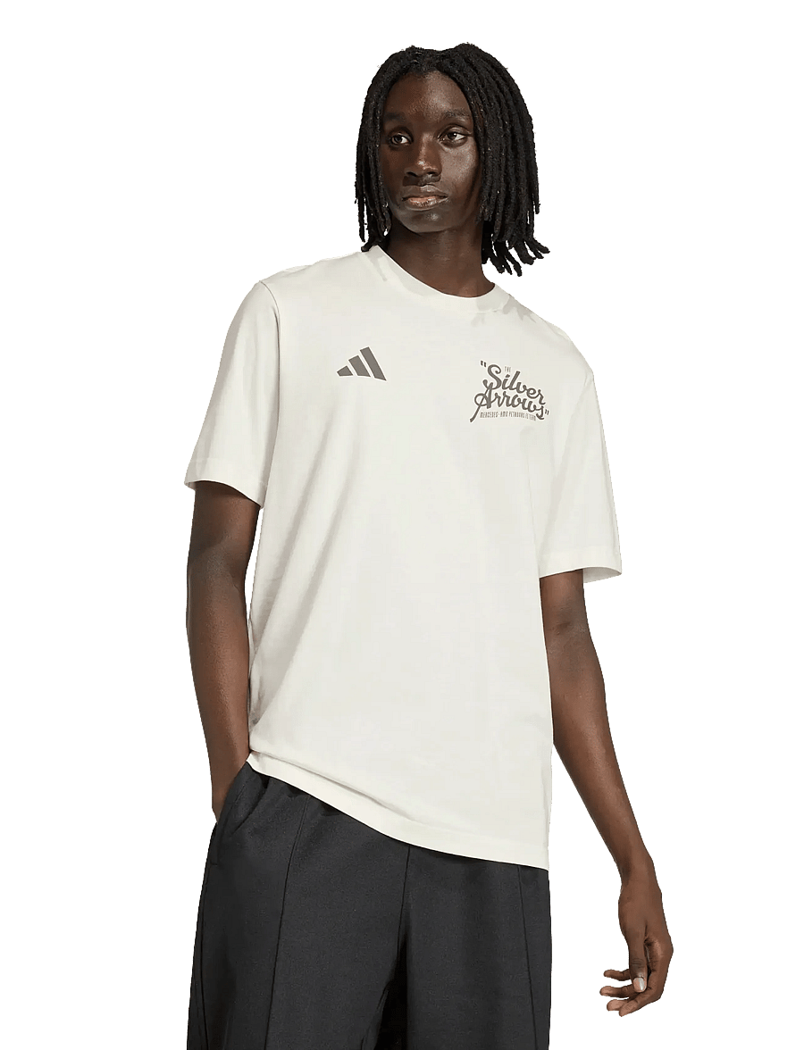 adidas Performance - MER SA TEE 02 - oberteile & t-shirts - owhite/granit - 2