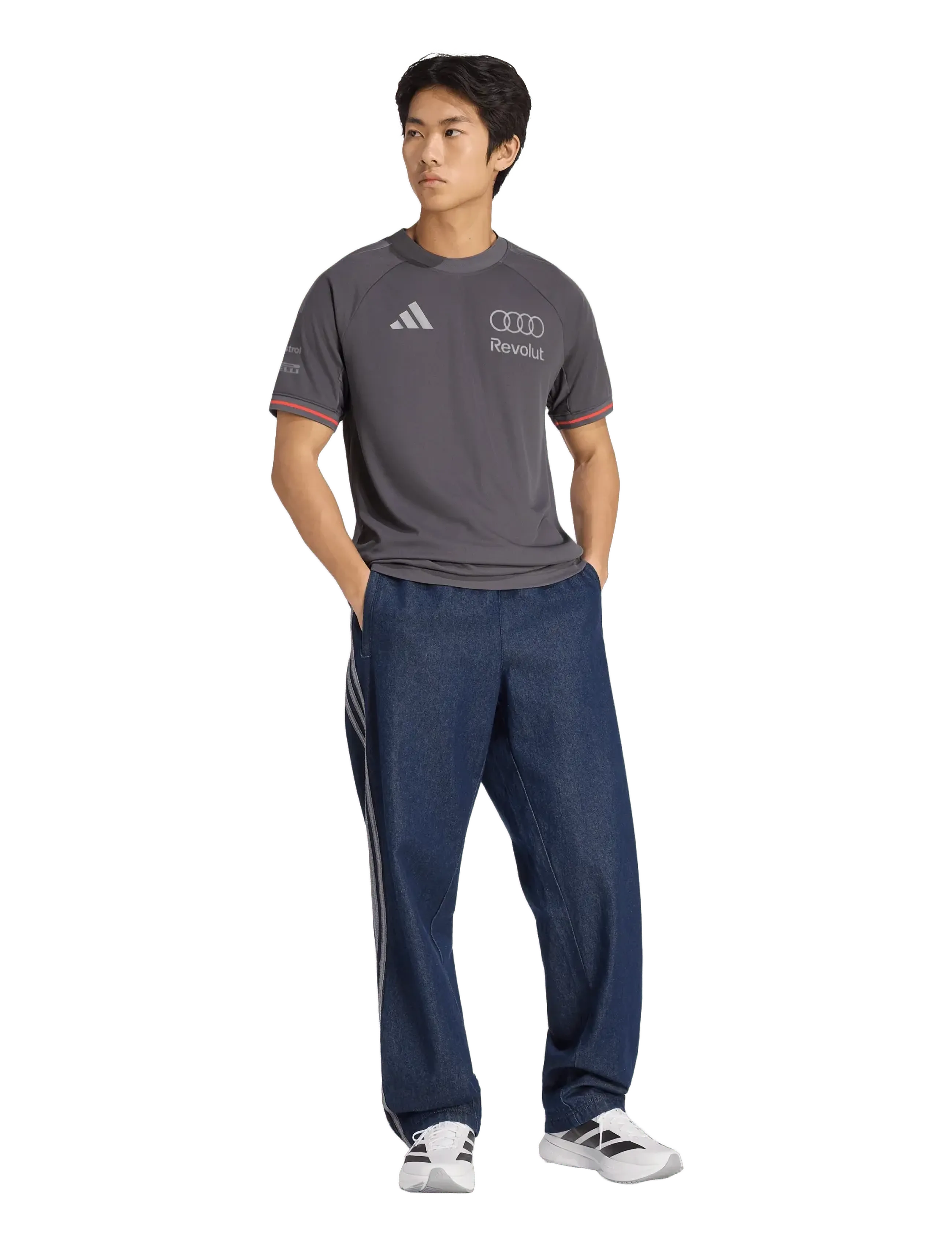 adidas Performance - AU DR JSY SS AM - t-shirts - grestr/ironmt - 0