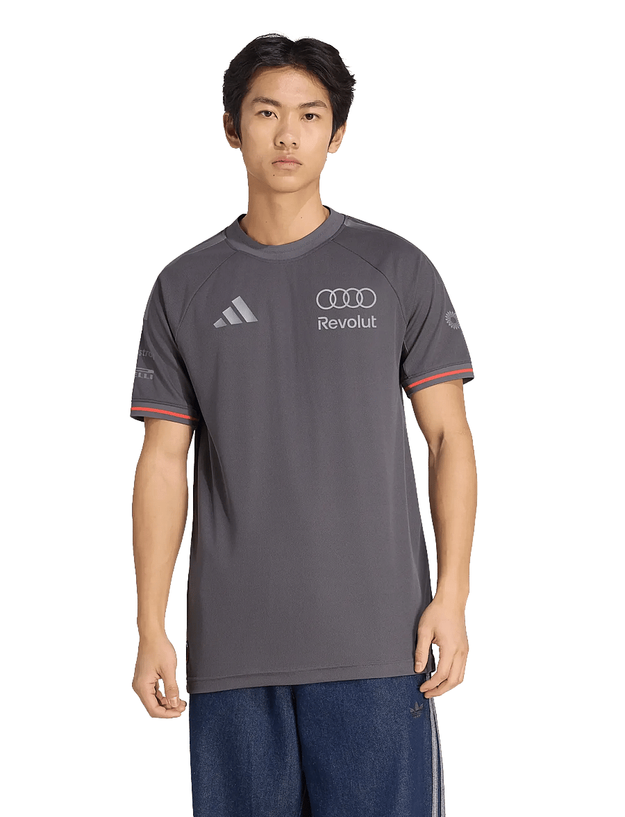 adidas Performance - AU DR JSY SS AM - tops & t-shirts - grestr/ironmt - 2