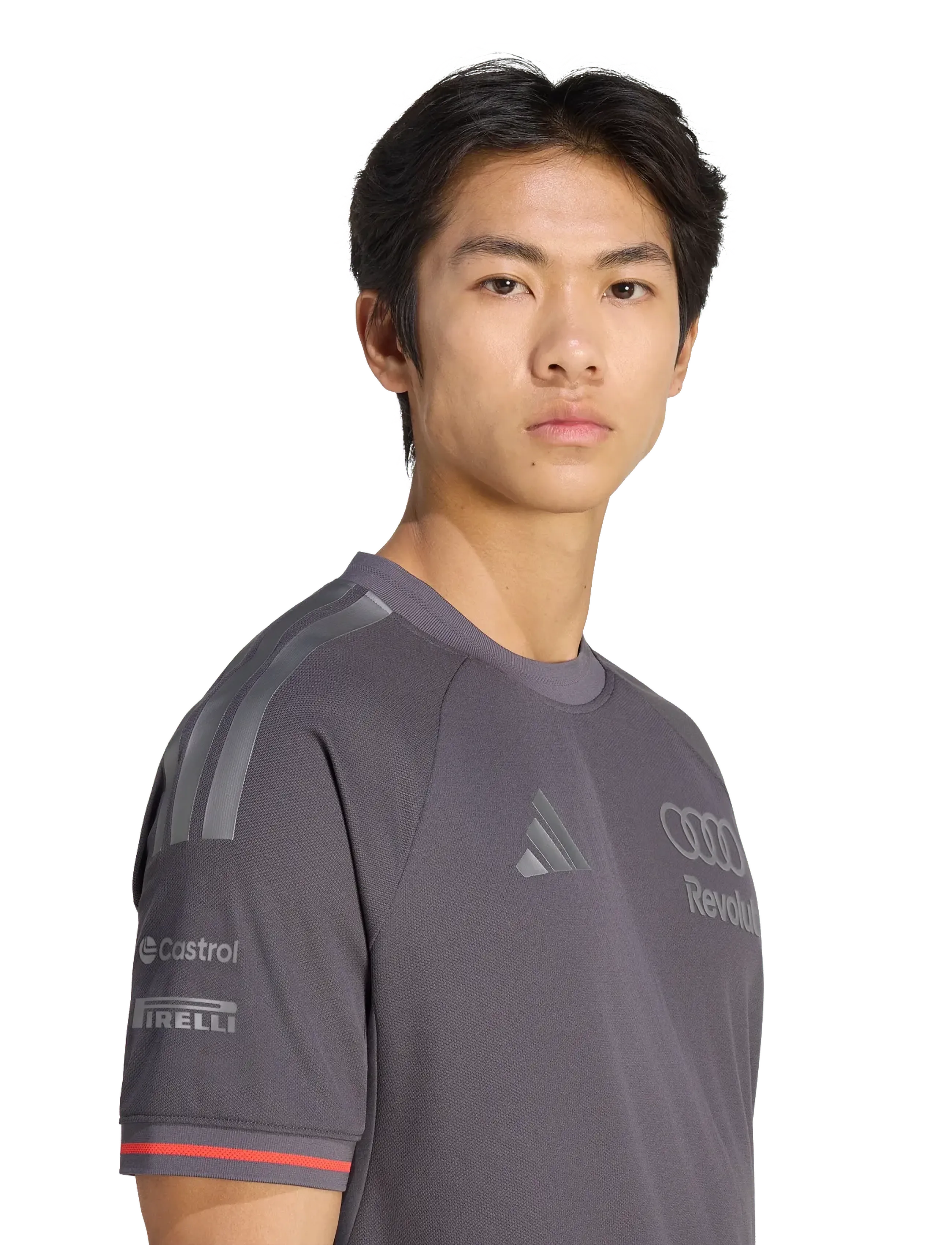 adidas Performance - AU DR JSY SS AM - t-shirts - grestr/ironmt - 3