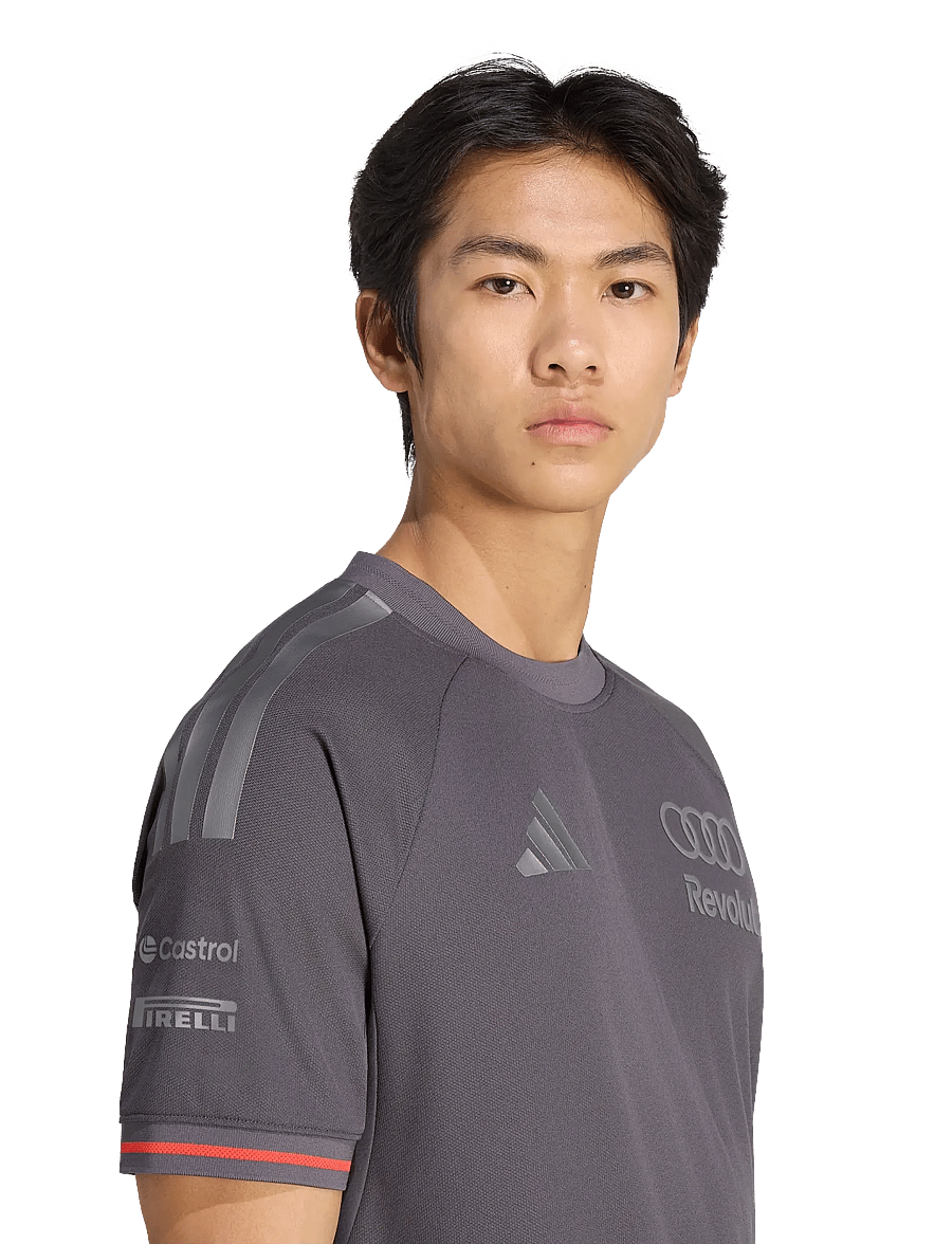 adidas Performance - AU DR JSY SS AM - tops & t-shirts - grestr/ironmt - 3