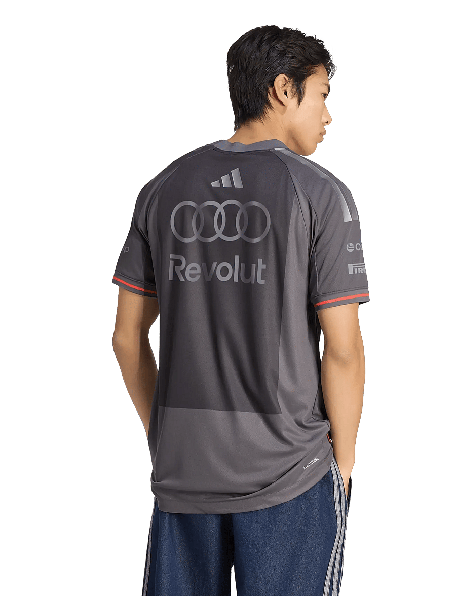 adidas Performance - AU DR JSY SS AM - tops & t-shirts - grestr/ironmt - 4