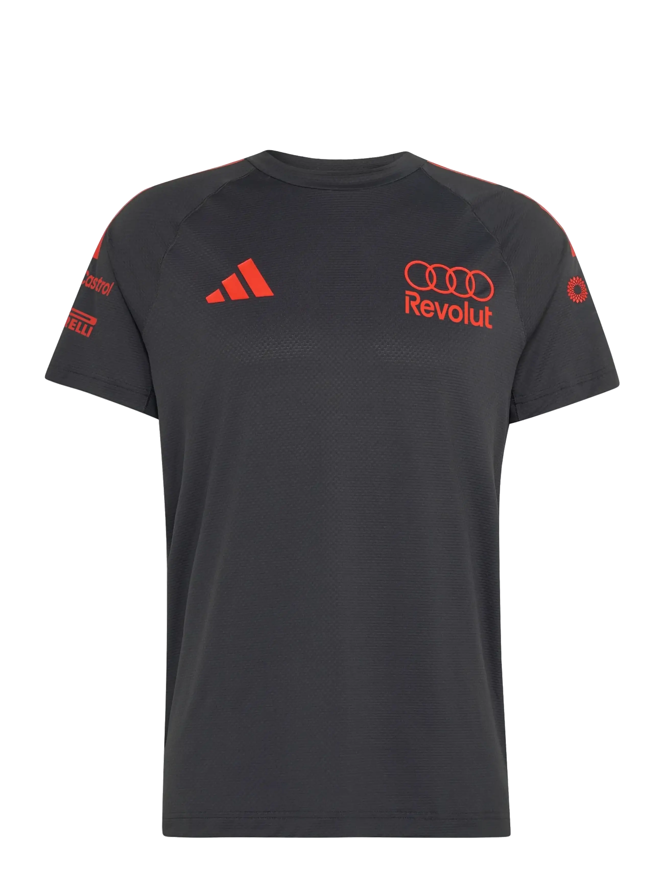 adidas Performance AU MC TEE SS M - Kleidung - UTIBLK/HIRERE / grey