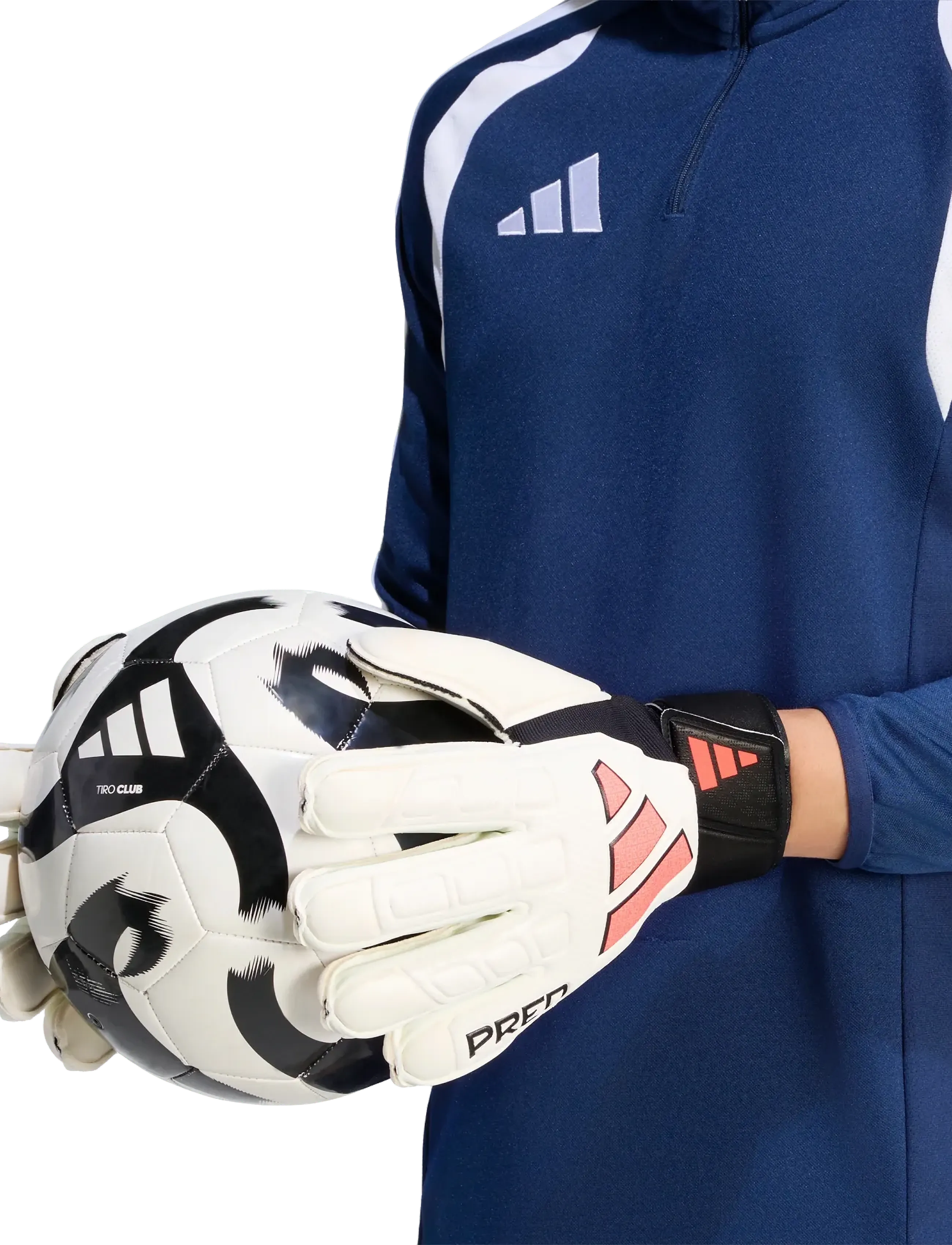 adidas Performance - PRED GL MTC FS - football gloves - white/black/soltur - 5