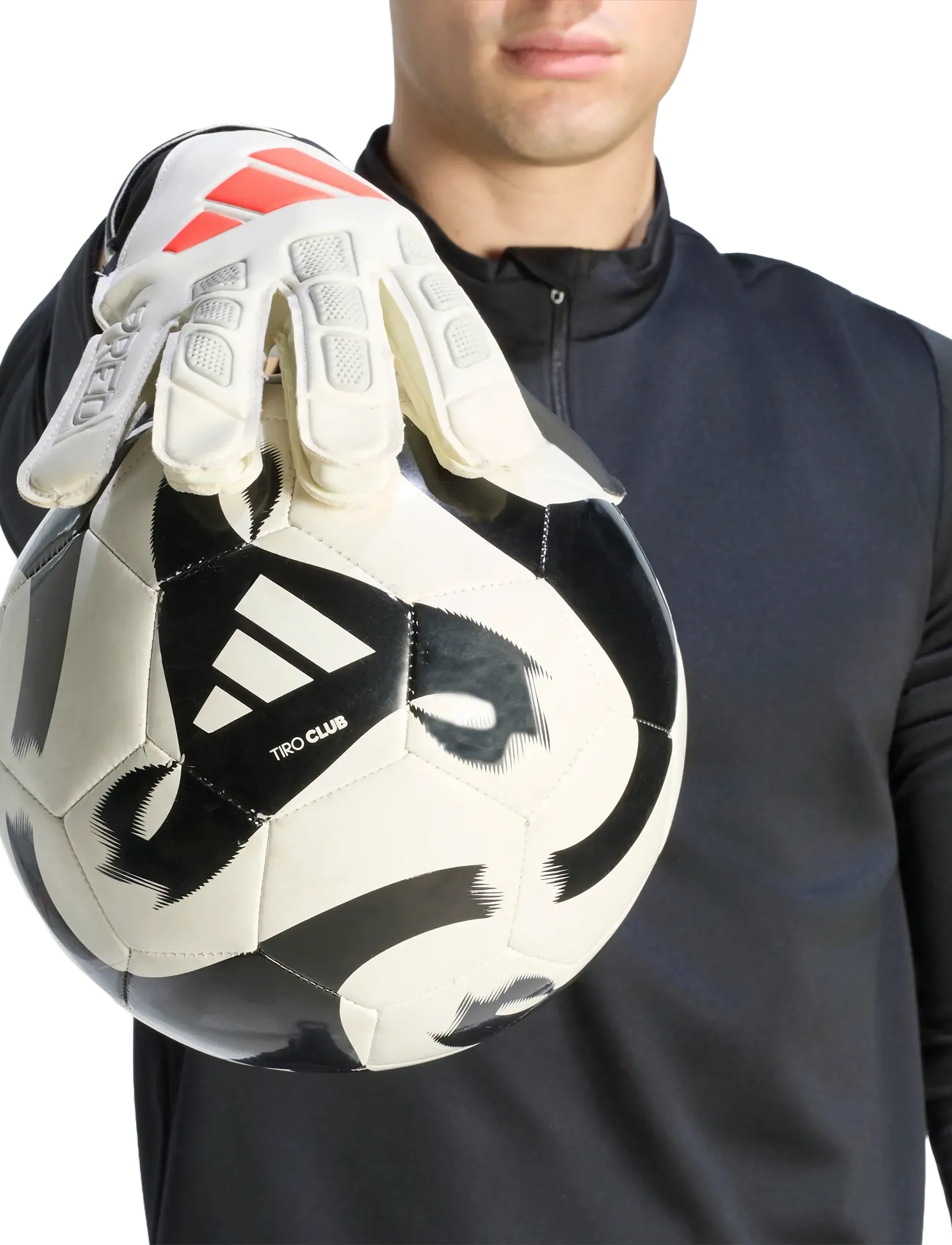 adidas Performance - PRED GL TRN - fußballhandschuhe - soltur/black/white - 4