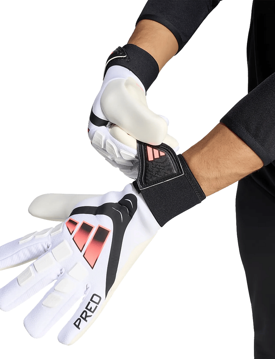 adidas Performance - PRED GL COM - fußballhandschuhe - white/black/soltur - 0
