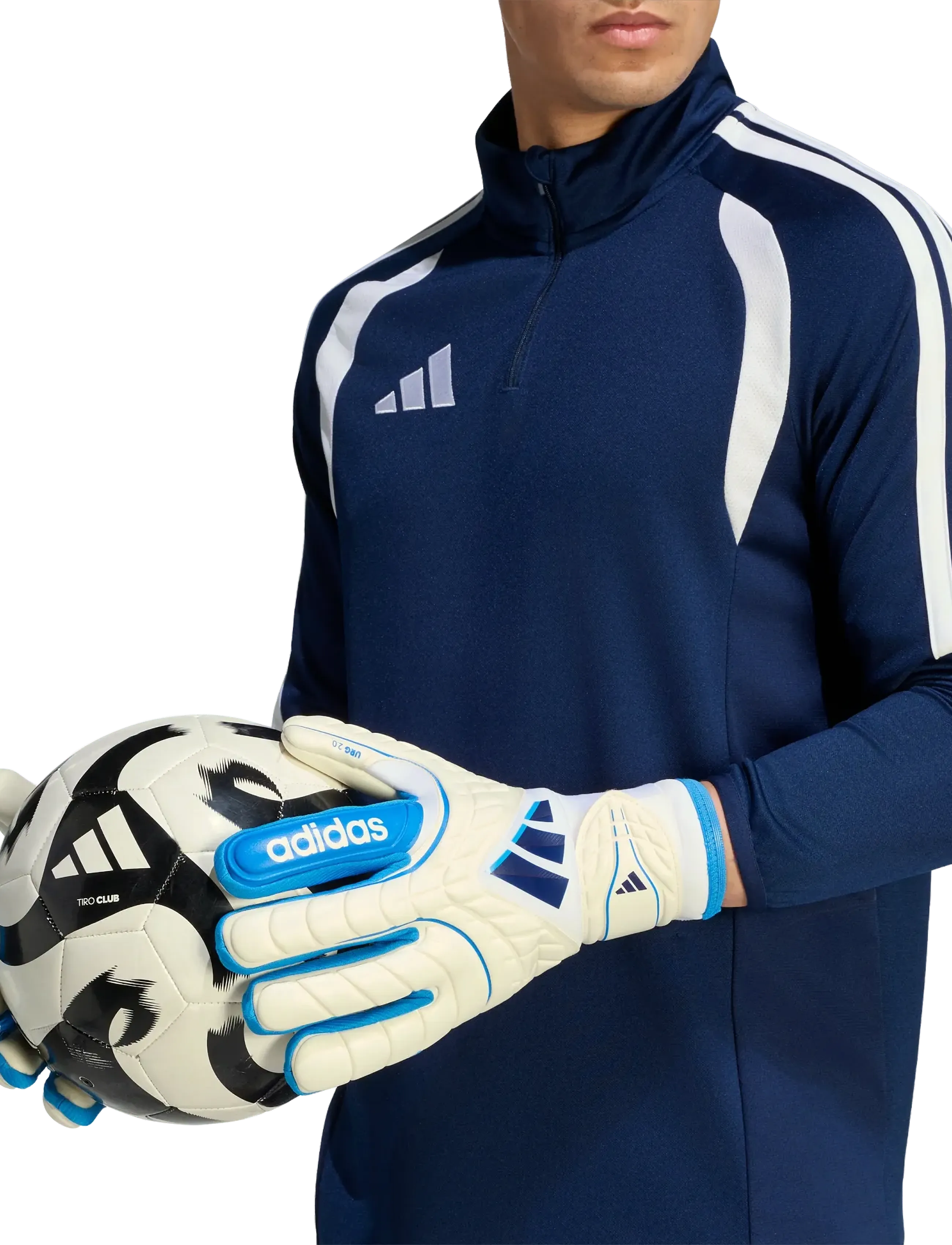 adidas Performance - COPA GL PRO FS - football gloves - white/lurabl/dkblue - 3