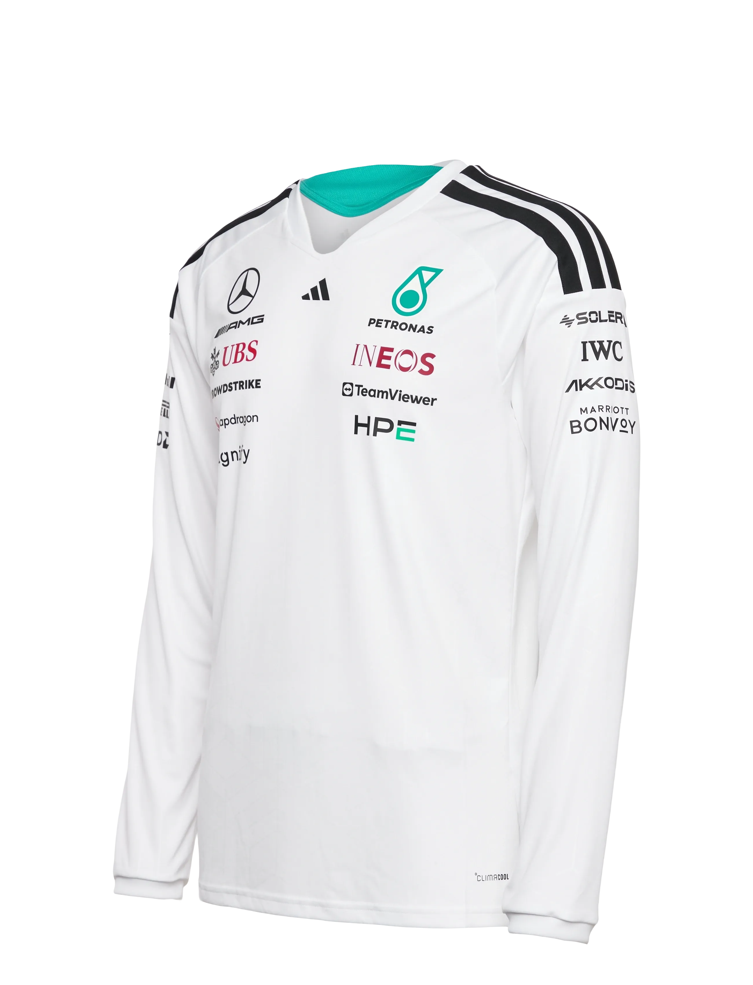 adidas Performance - MER DR JSY LM - longsleeved tops - white - 3