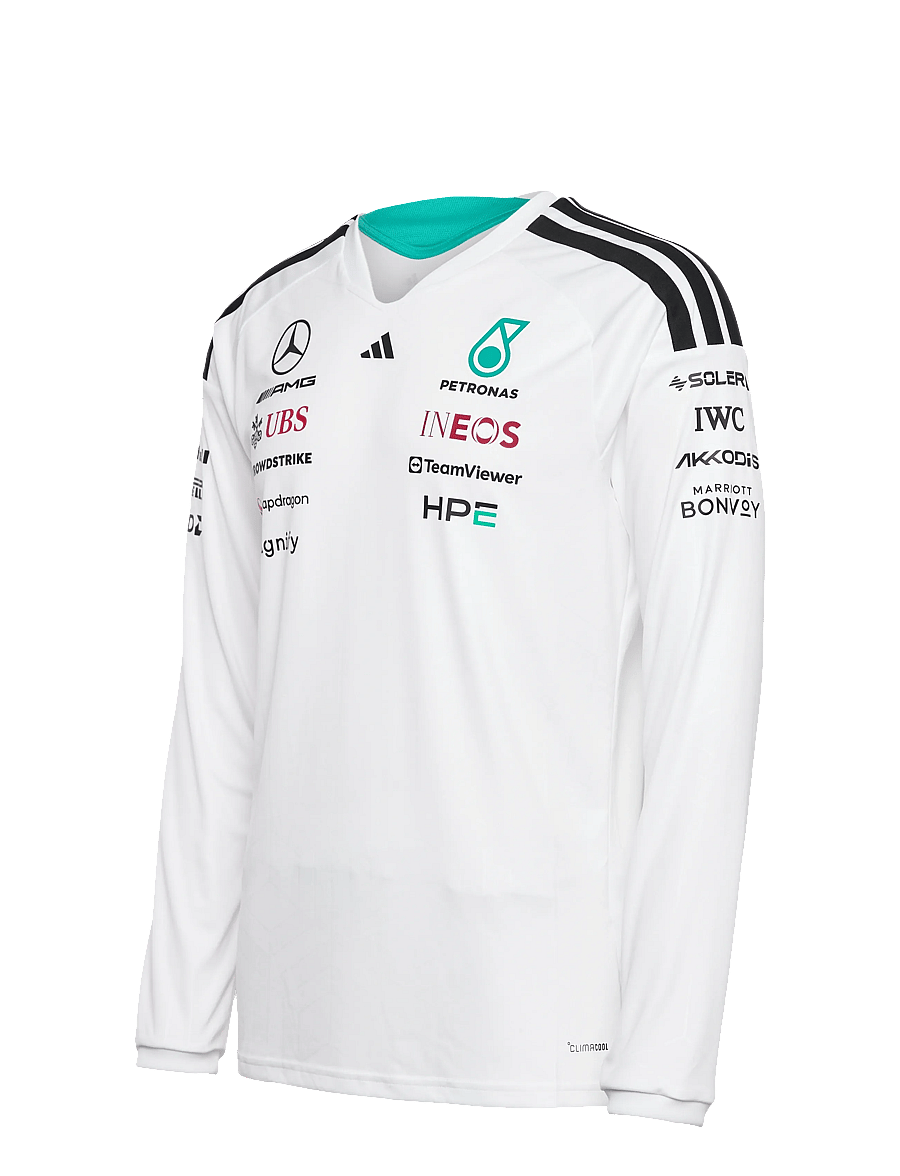 adidas Performance - MER DR JSY LM - longsleeved tops - white - 3