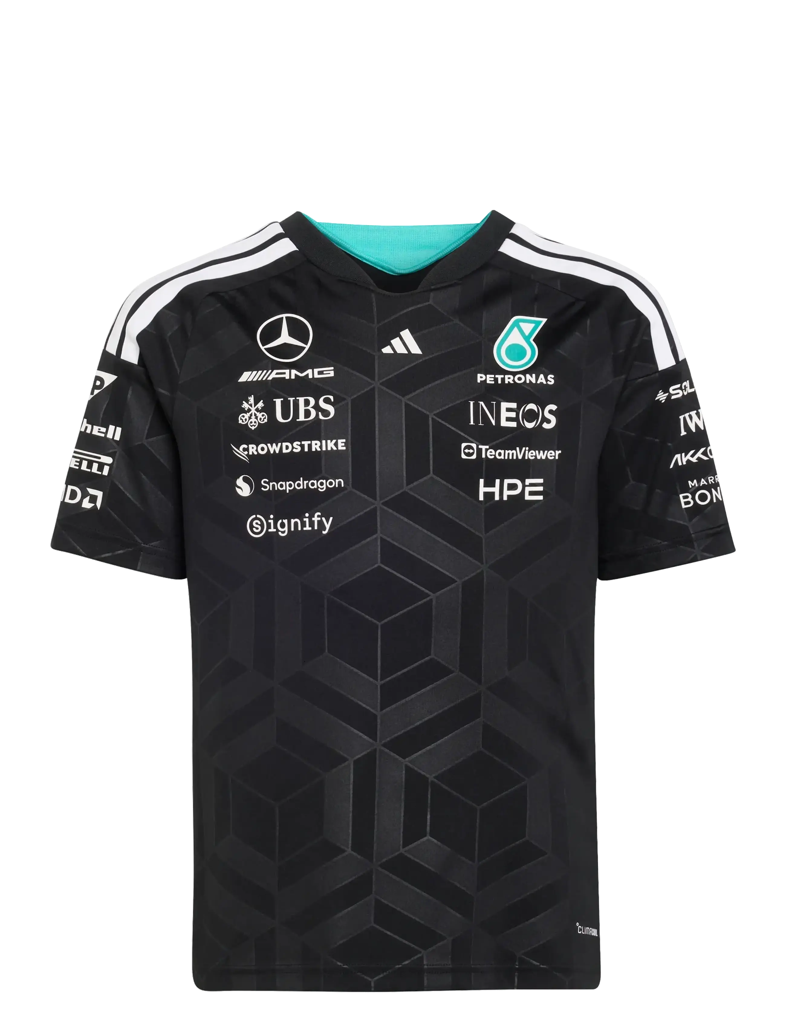 adidas Performance MER DR JSY Y - Alussärgid - BLACK / black