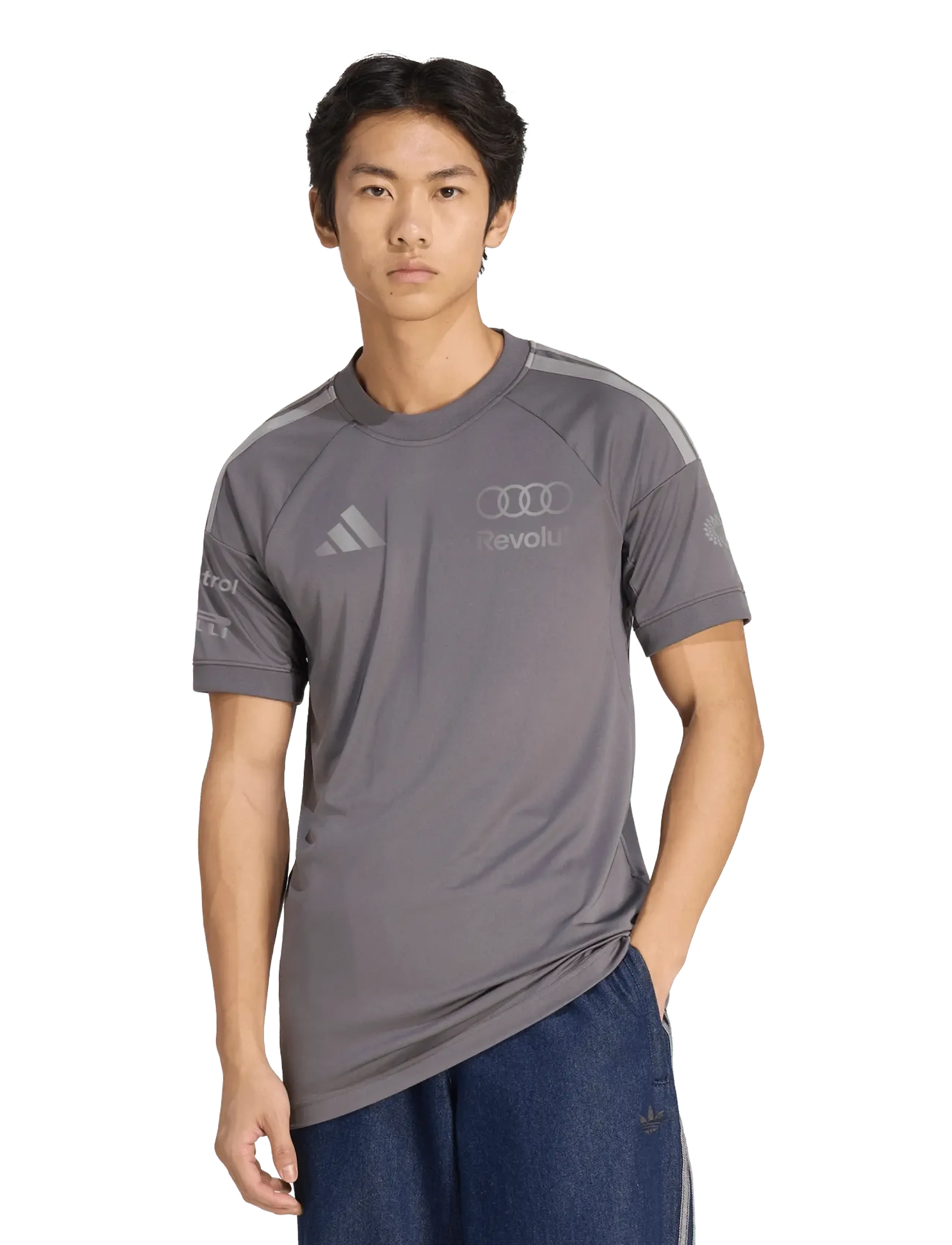 adidas Performance - AU DR JSY SS RM - alussärgid ja t-särgid - grestr/ironmt - 2